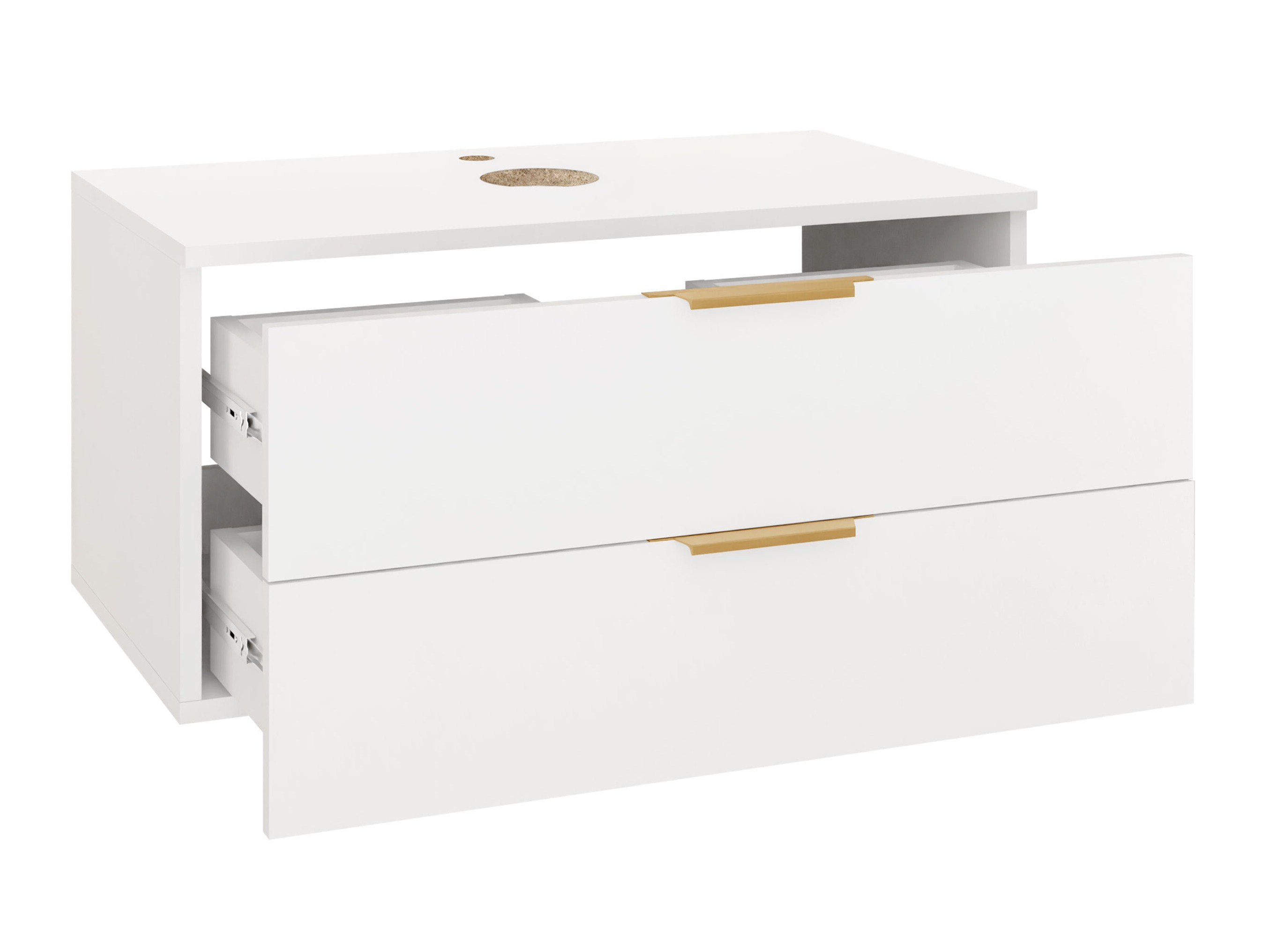 Wall-mounted bathroom cabinet for washbasin Comfivo Unitas