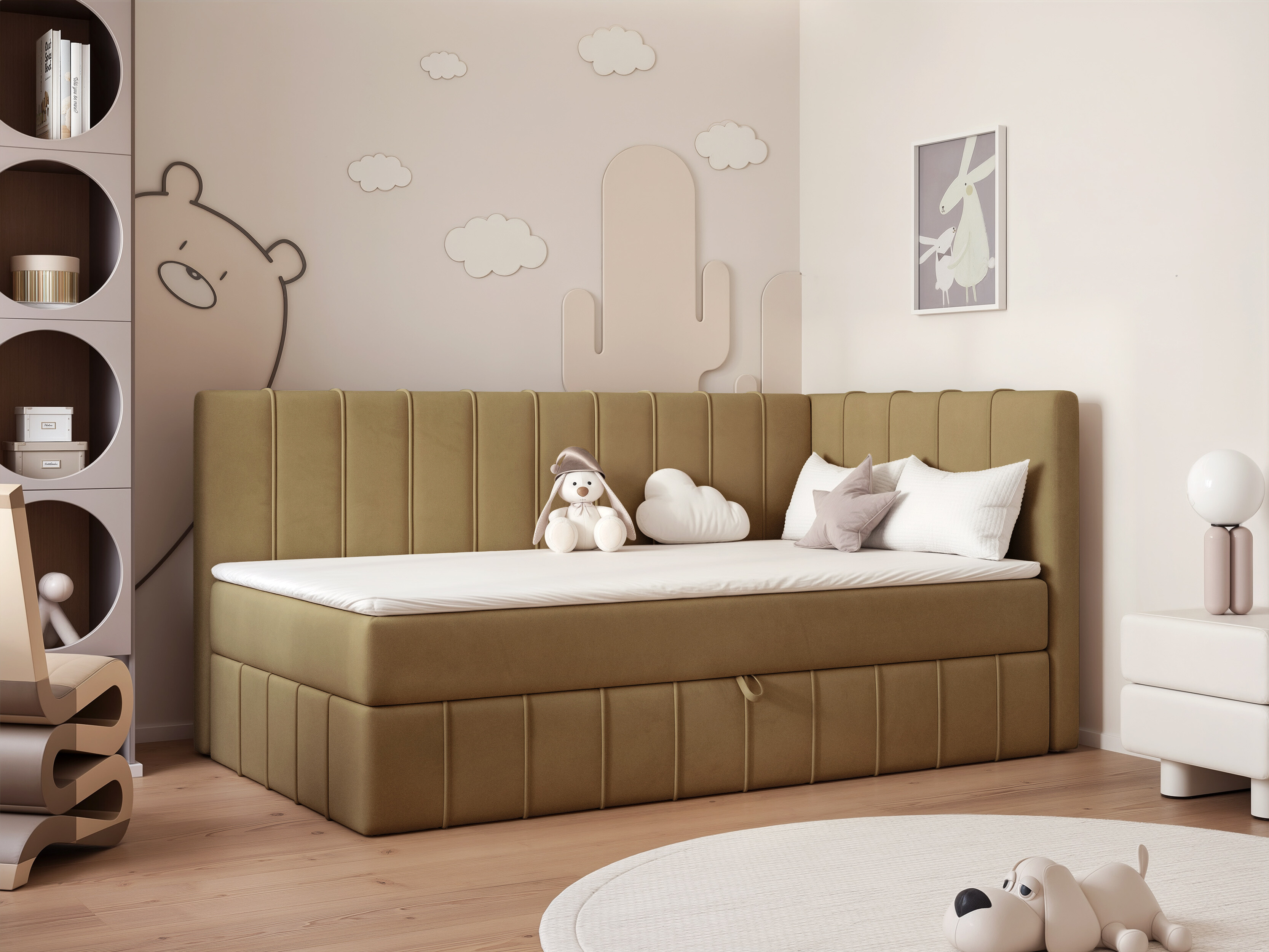 Bed Martinez 136 (Smart Velvet 21630)