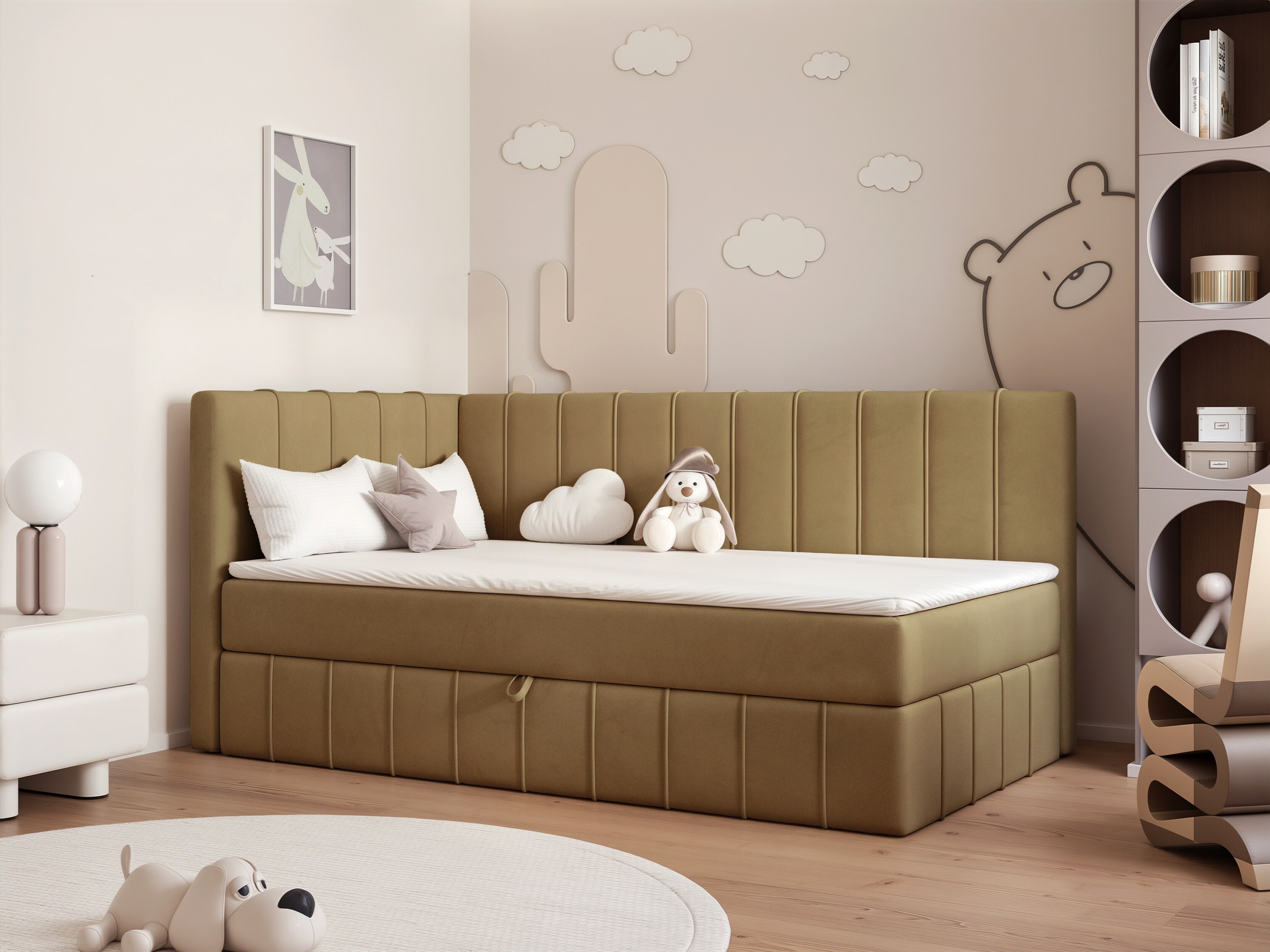 Bed Martinez 136 (Smart Velvet 21630)