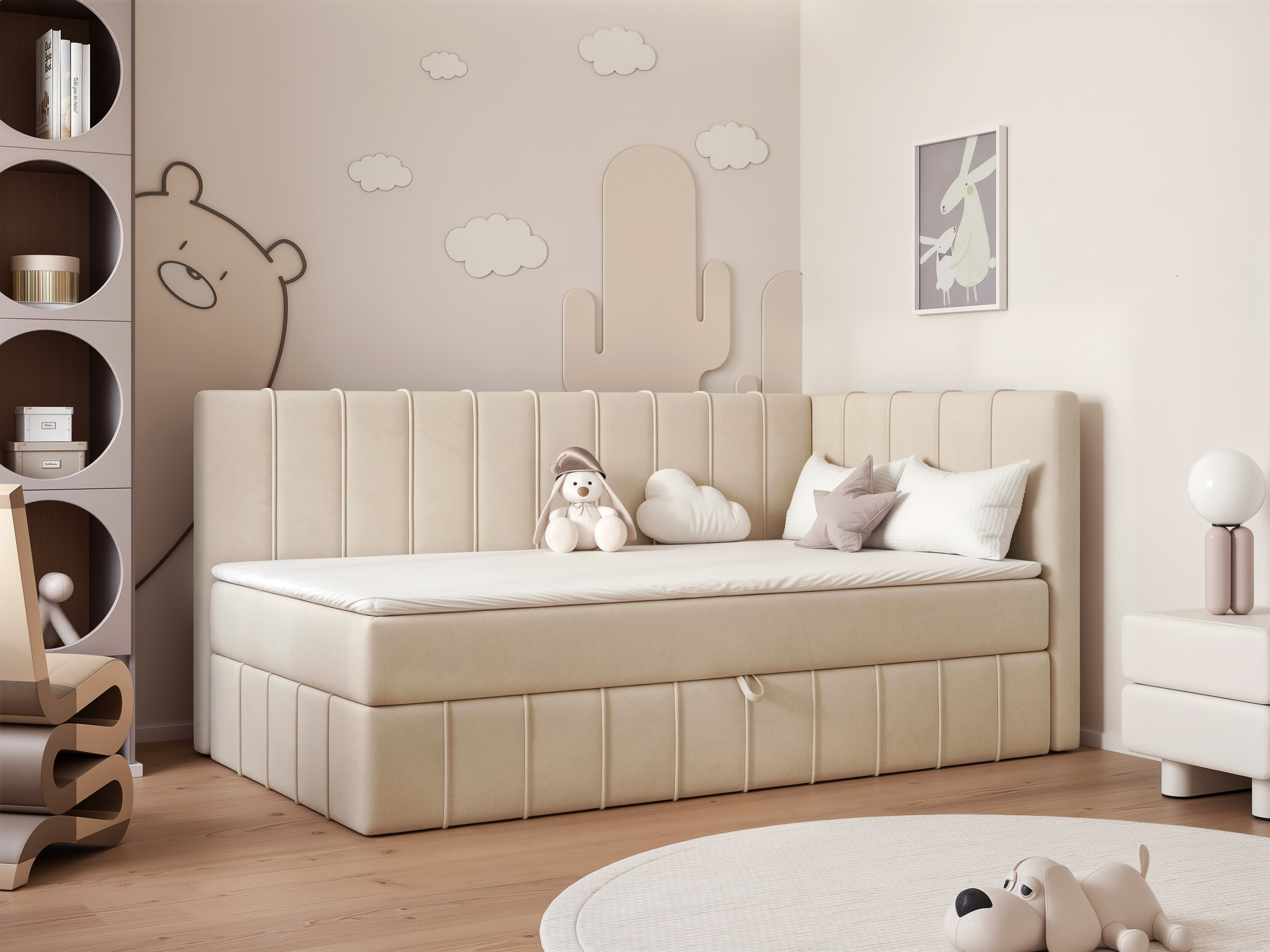 Bed Martinez 136 (Smart Velvet 21633)