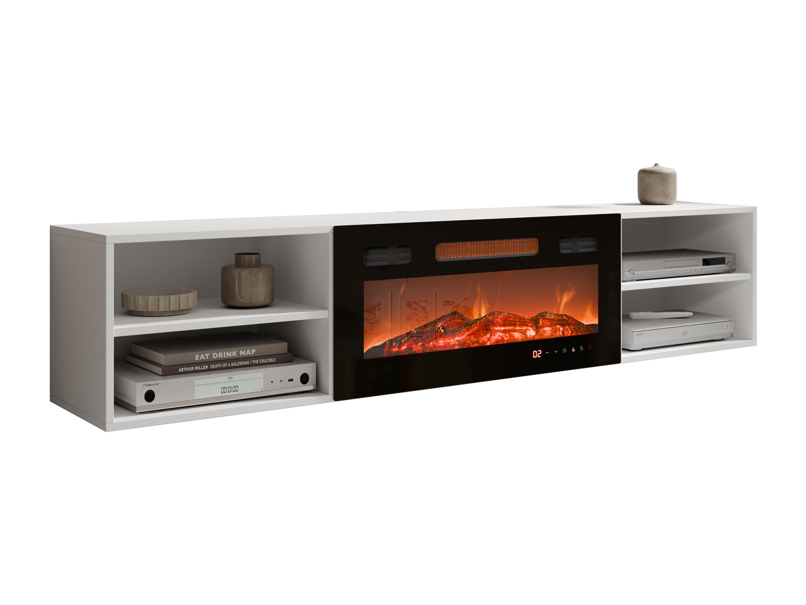 TV stand Charlotte 190 (White + Black)