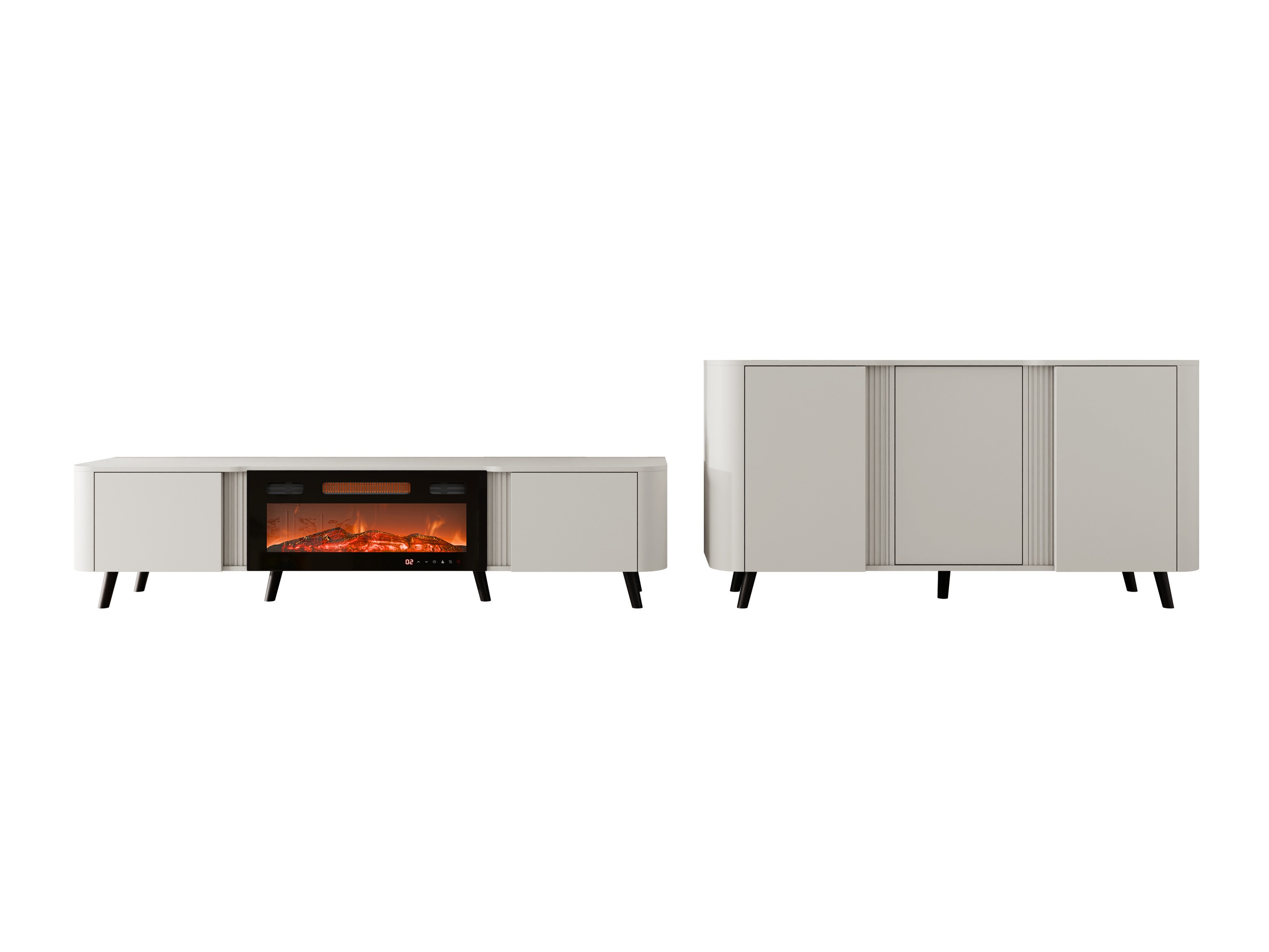 Living room set Modus (Cashmere + Black)