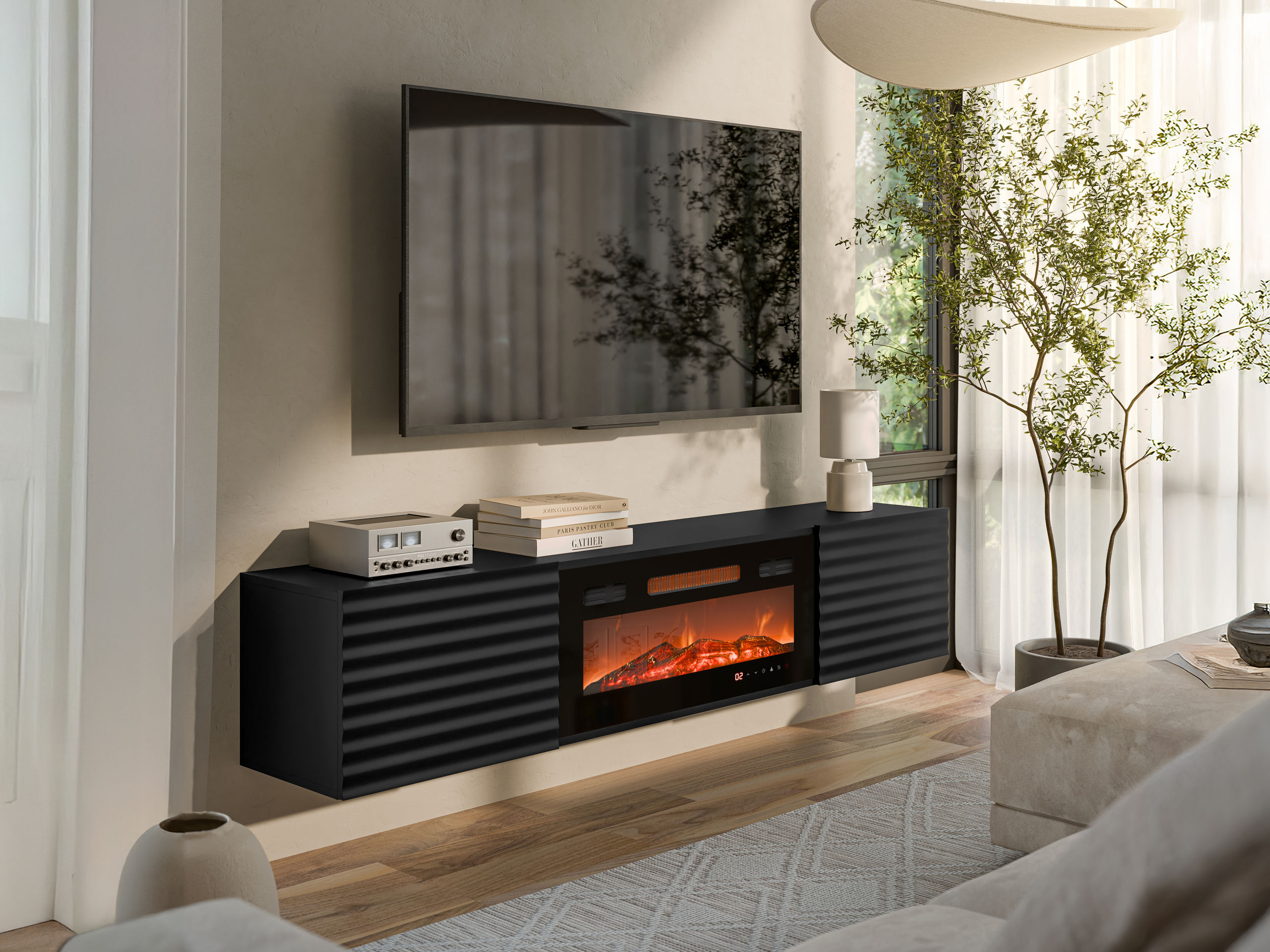 TV stand Charlotte 206 (Black)