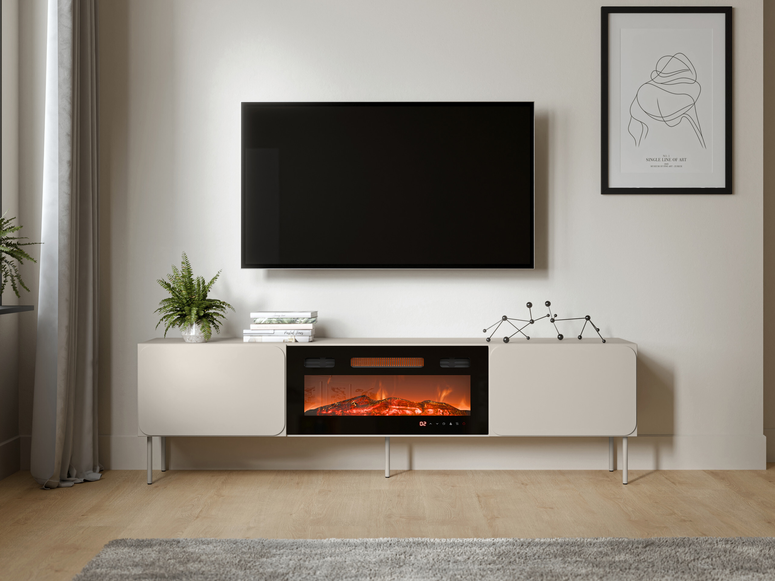 TV stand Fentore 104 (Cashmere)