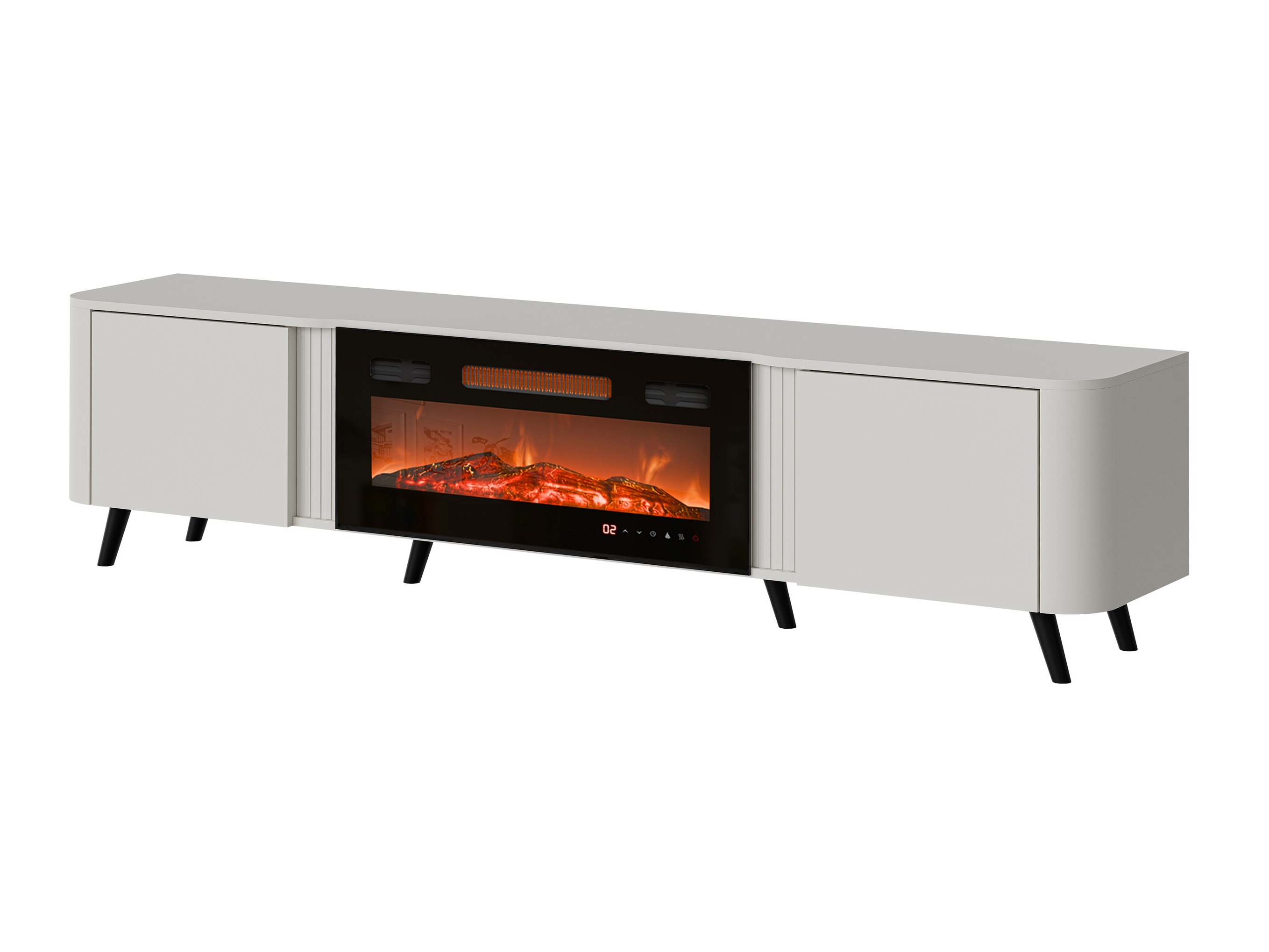 TV stand Modus (Cashmere + Black)