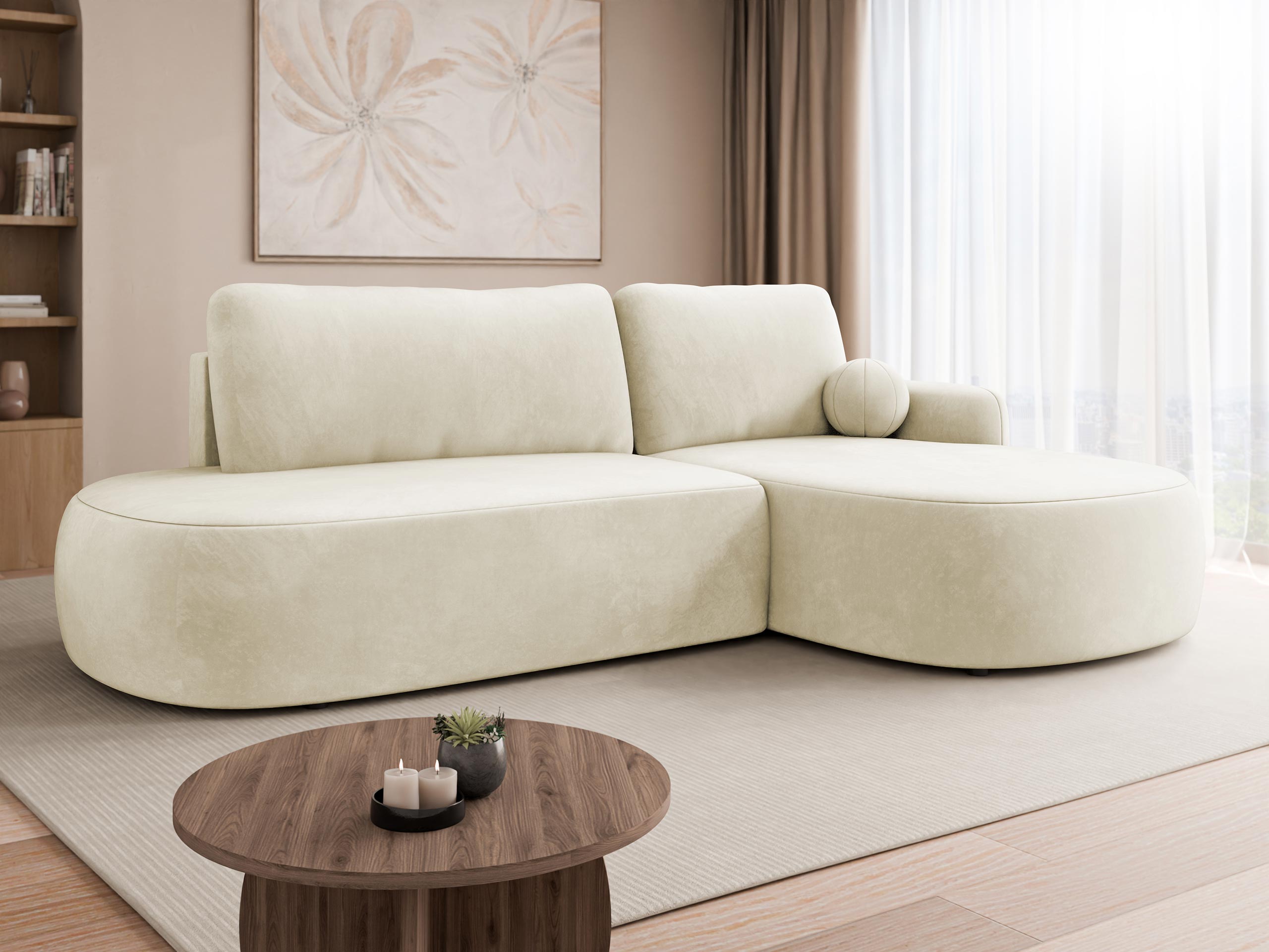 Corner sofa Comfivo 601 (Magic Velvet 2250)
