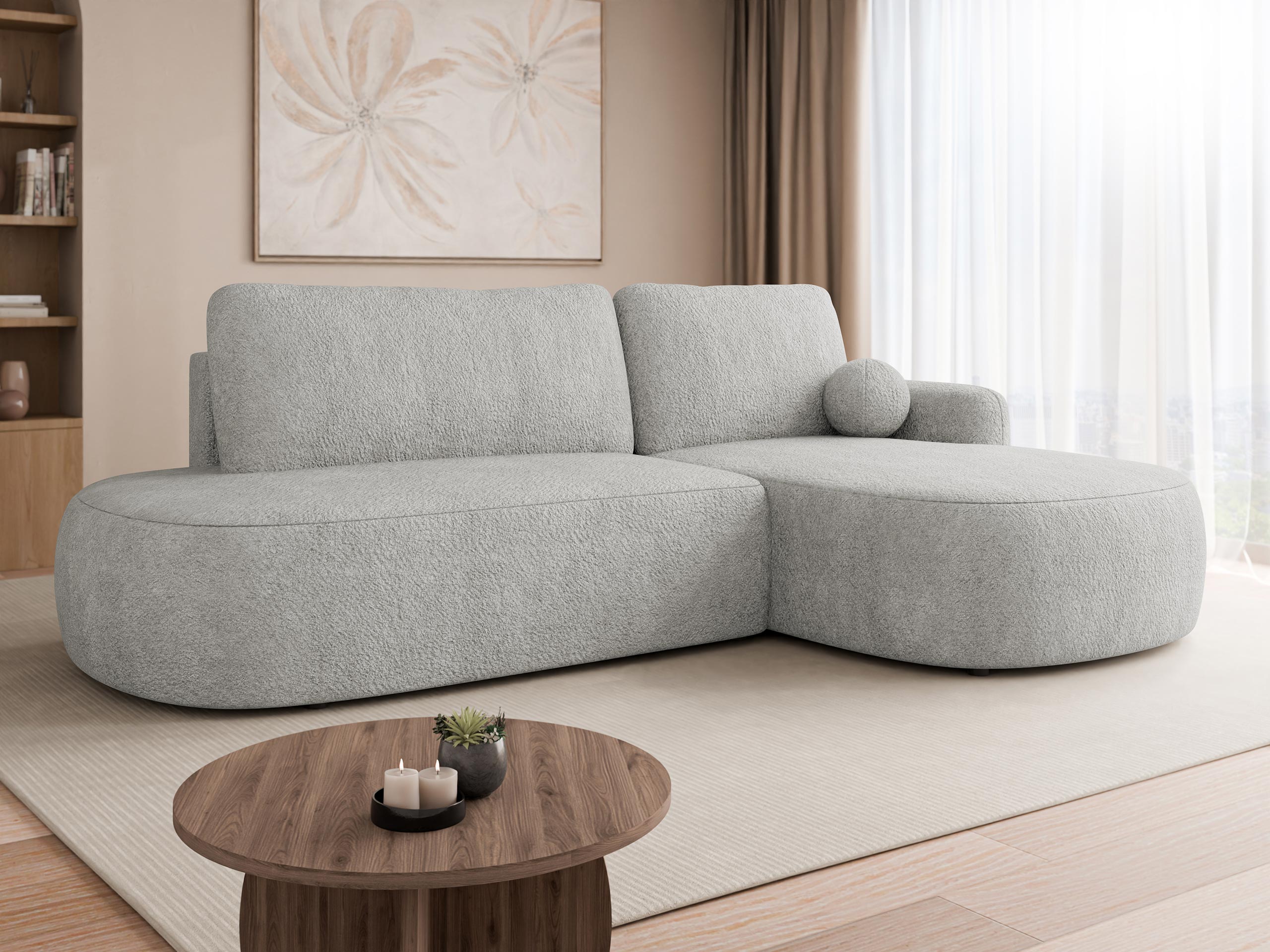 Corner sofa Comfivo Popis I (Coral 75)