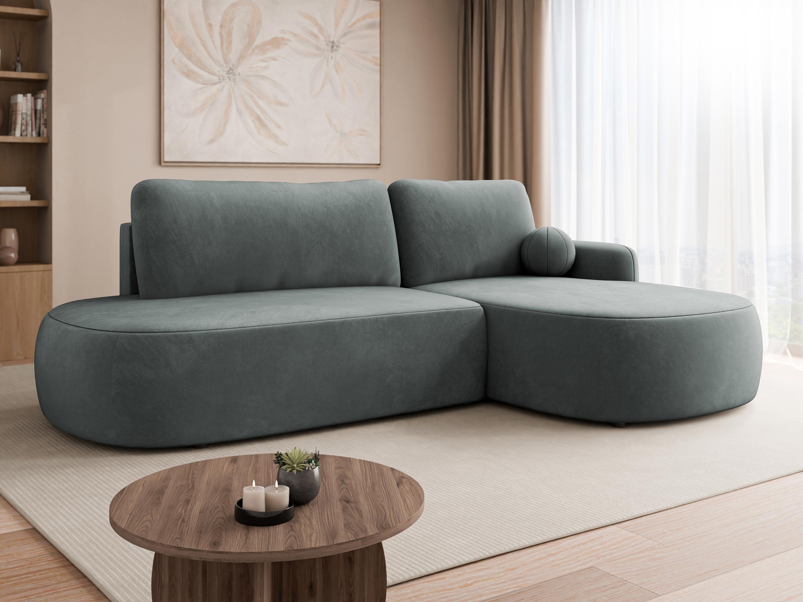 Corner sofa Comfivo Popis I (Magic Velvet 2217)