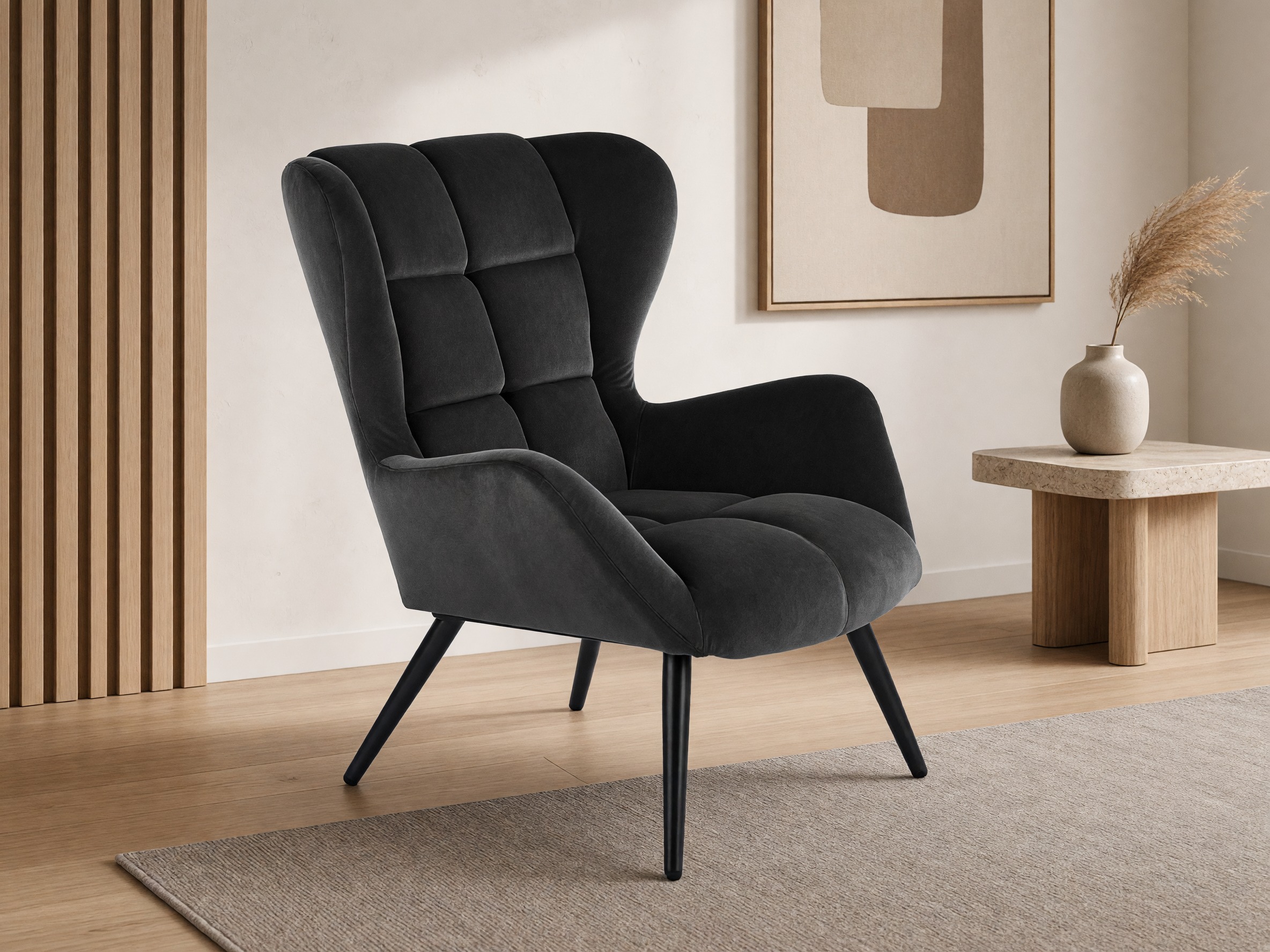 Armchair Houston 1079 (Black)