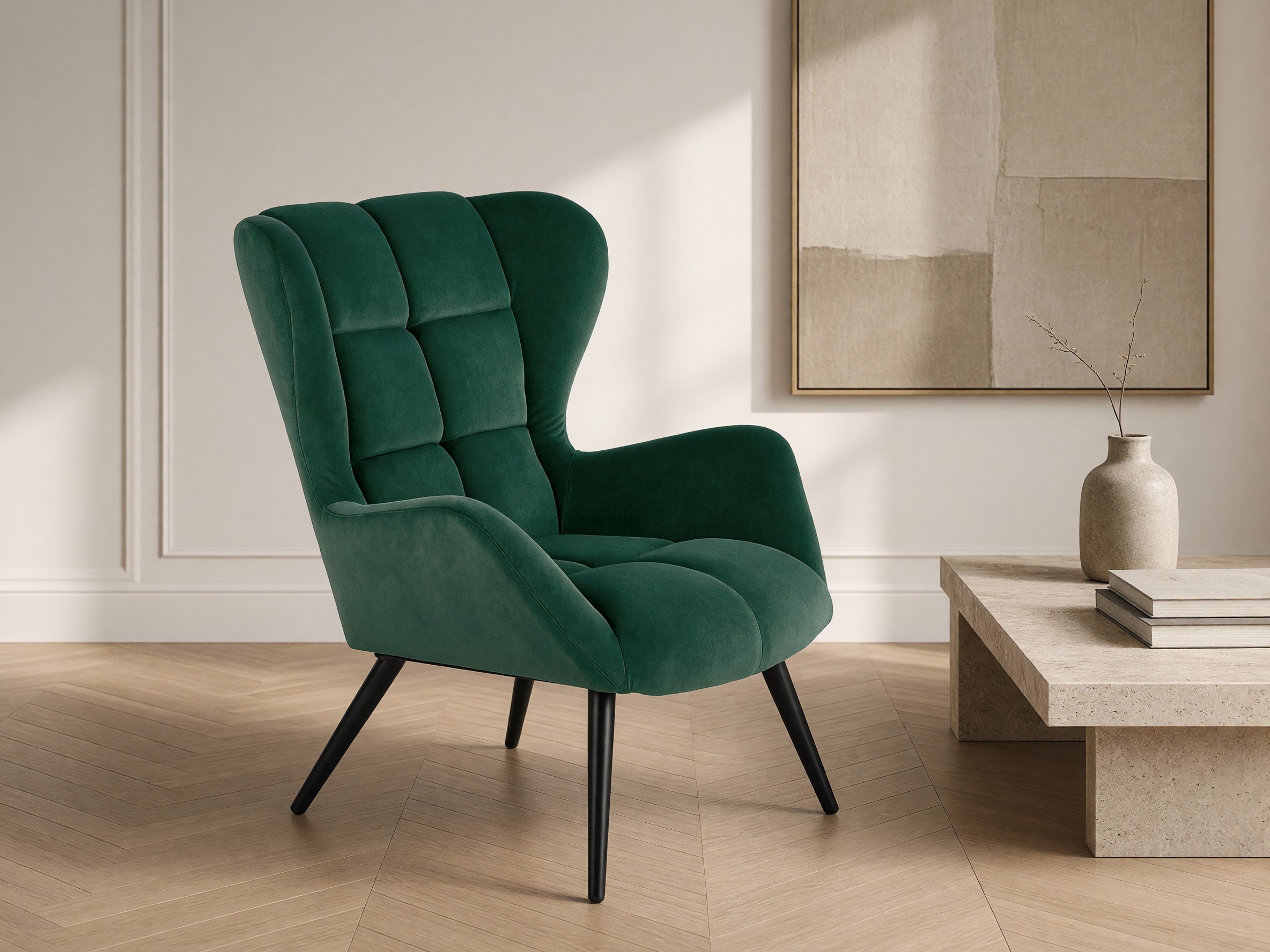 Armchair Houston 1079 (Dark green)