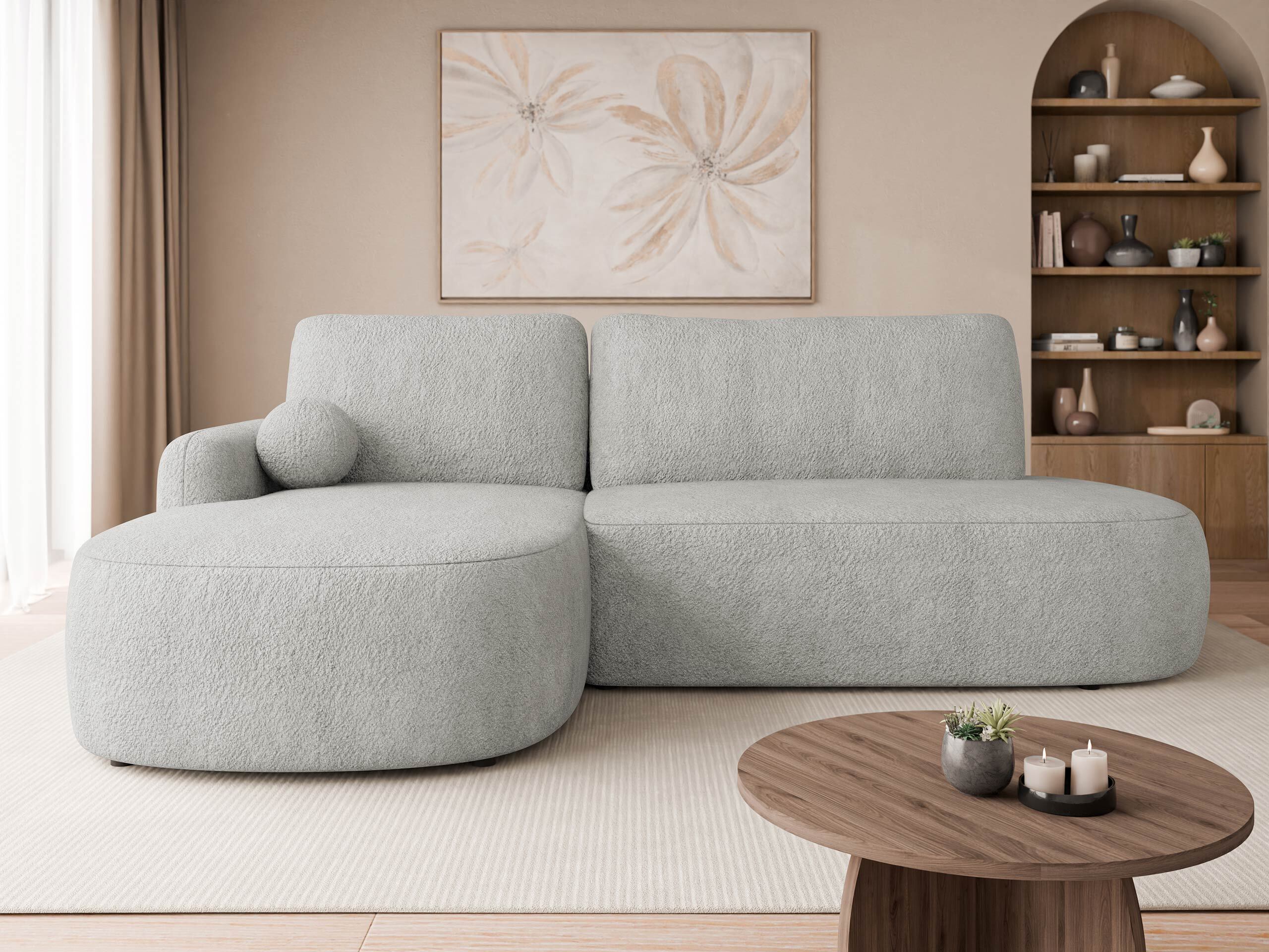 Corner sofa Comfivo 601 (Coral 75)