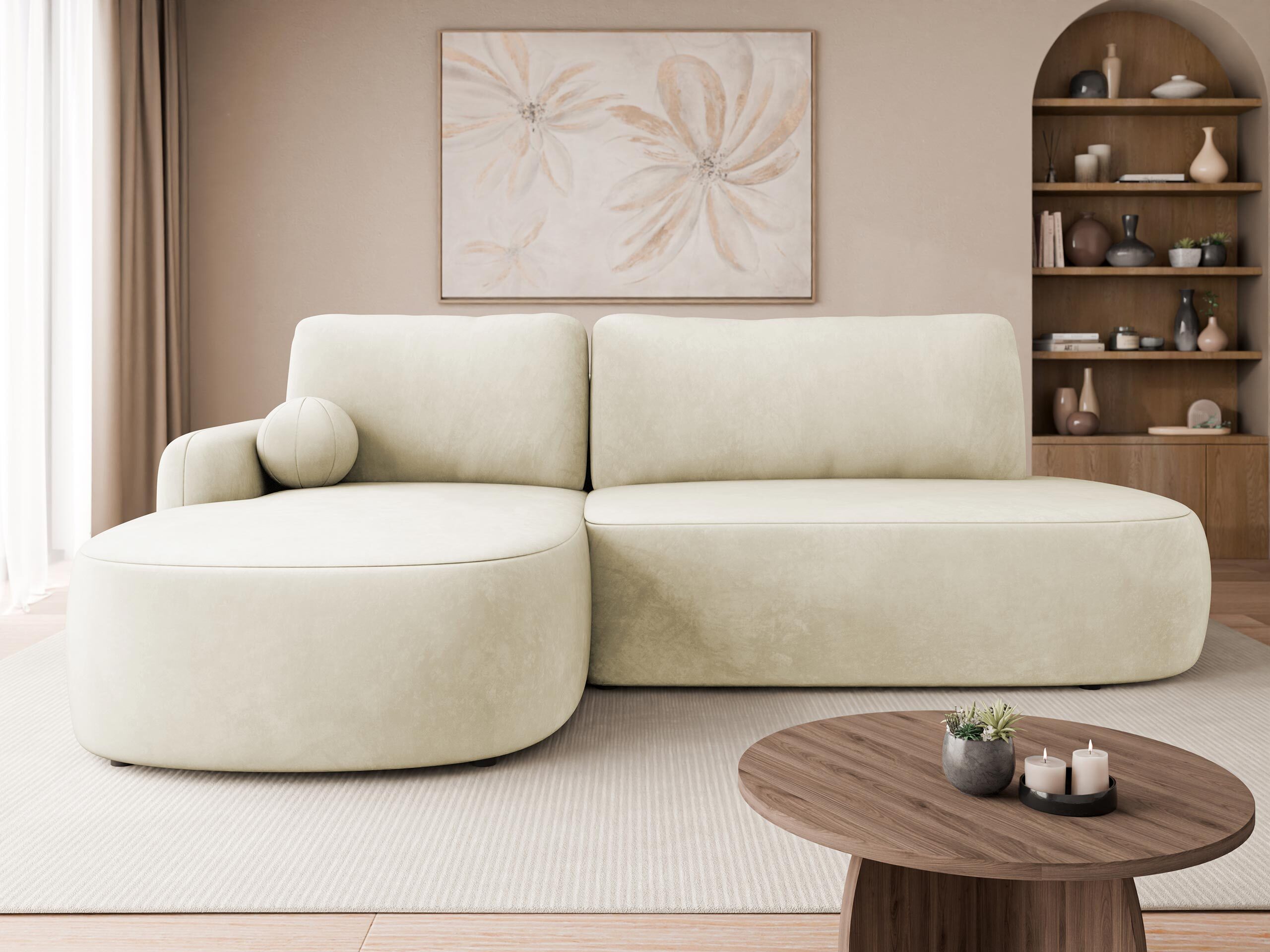 Corner sofa Comfivo 601 (Magic Velvet 2250)
