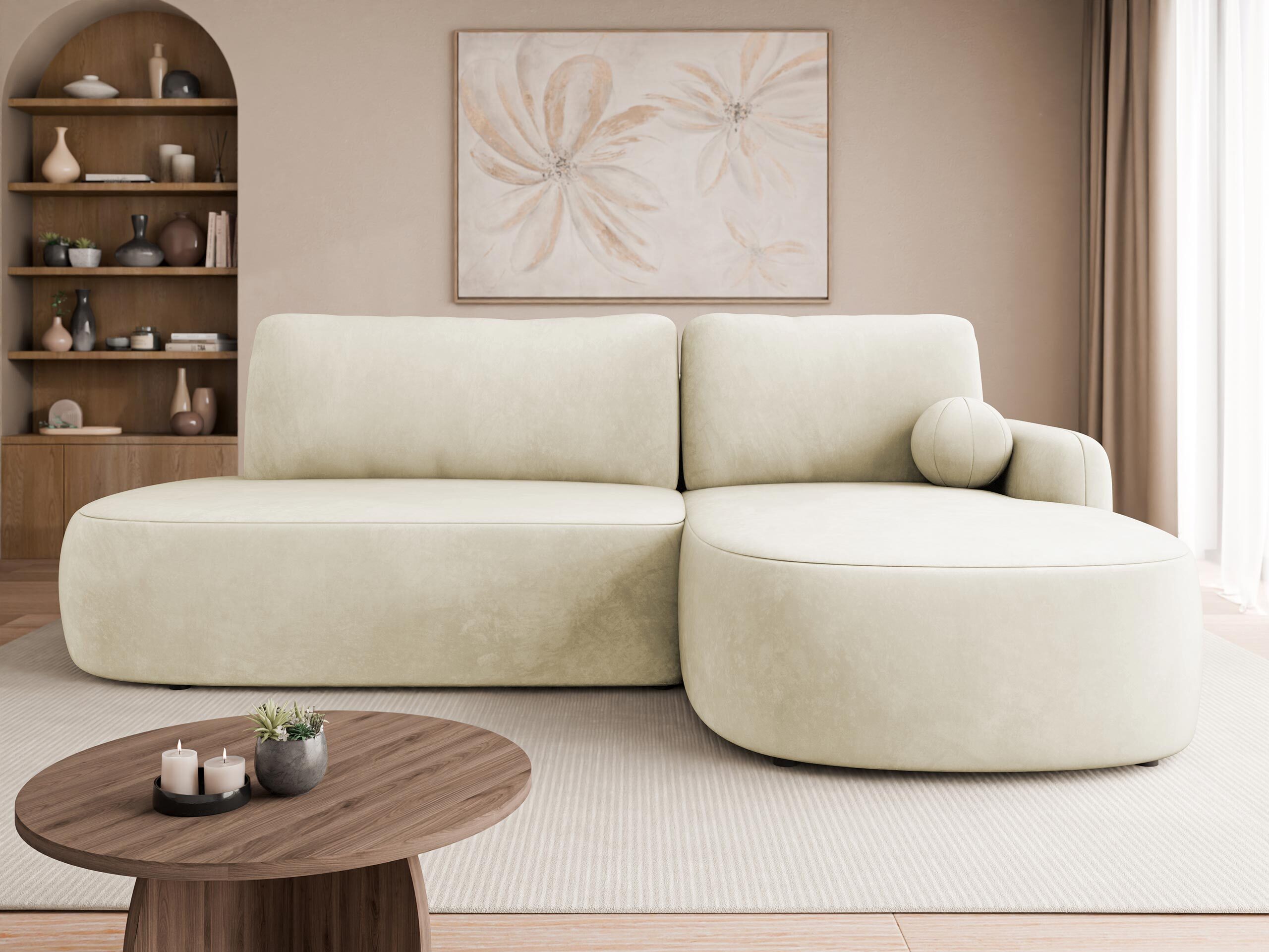 Corner sofa Comfivo 601 (Magic Velvet 2250)