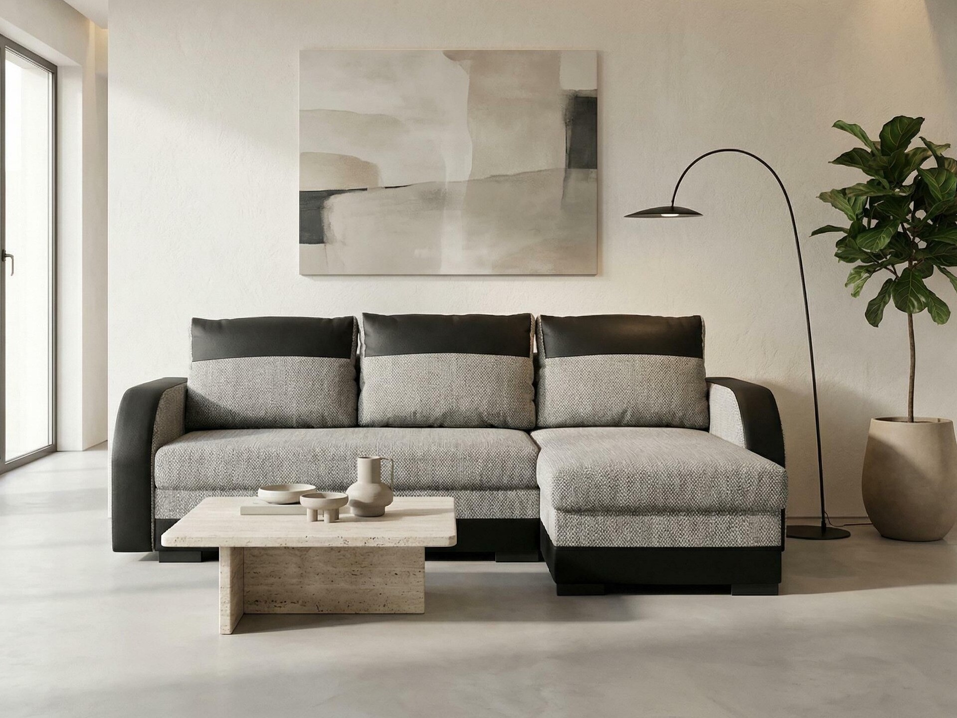 Corner sofa Gratia (Soft 011 + Lawa 05)