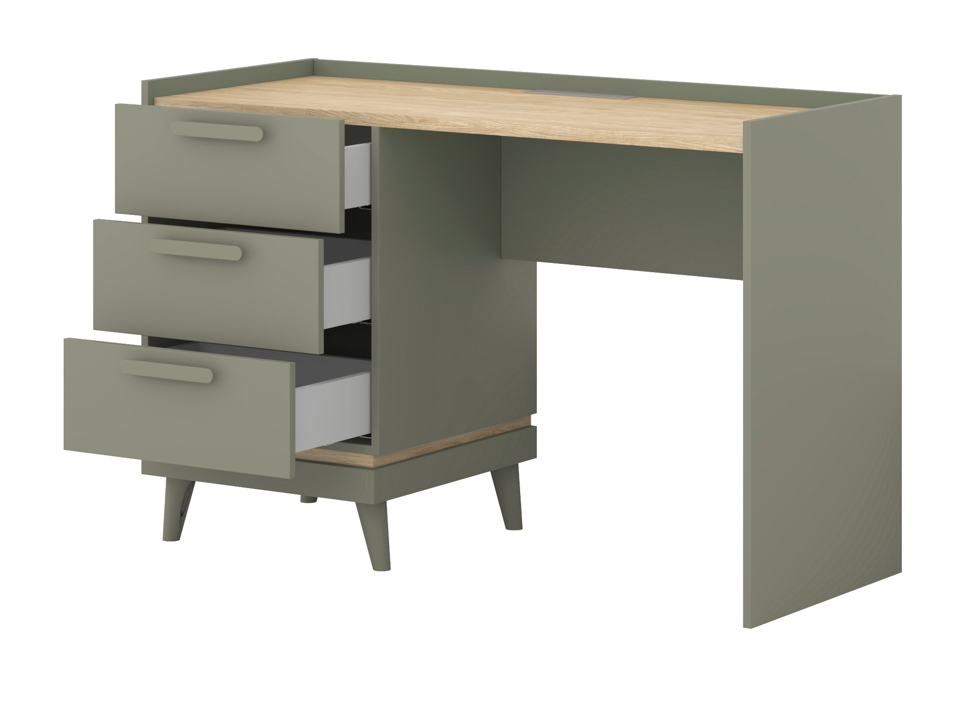 Desk Fertalu 103 (Green + Oak)