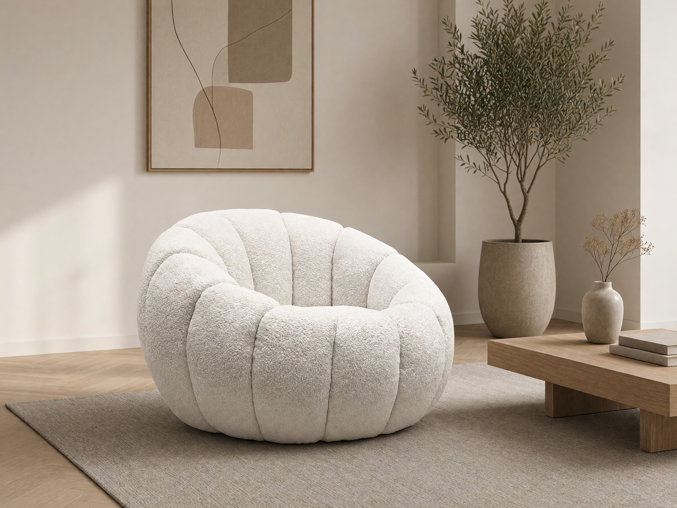 Armchair Houston Lana (Cream)