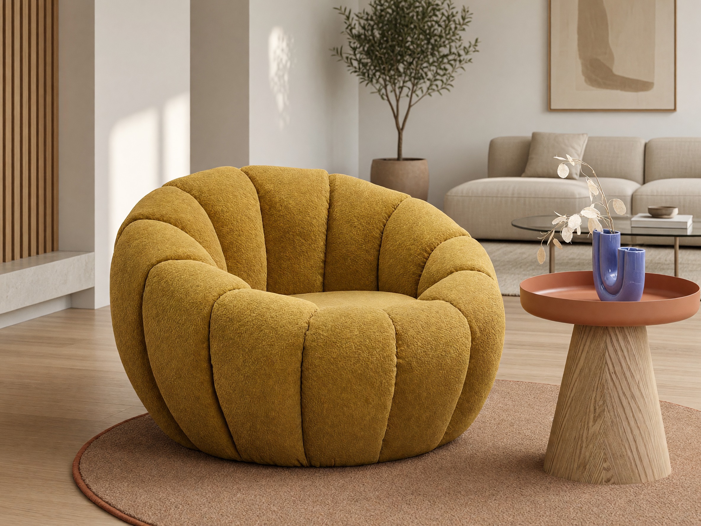 Armchair Houston Lana (Yellow)