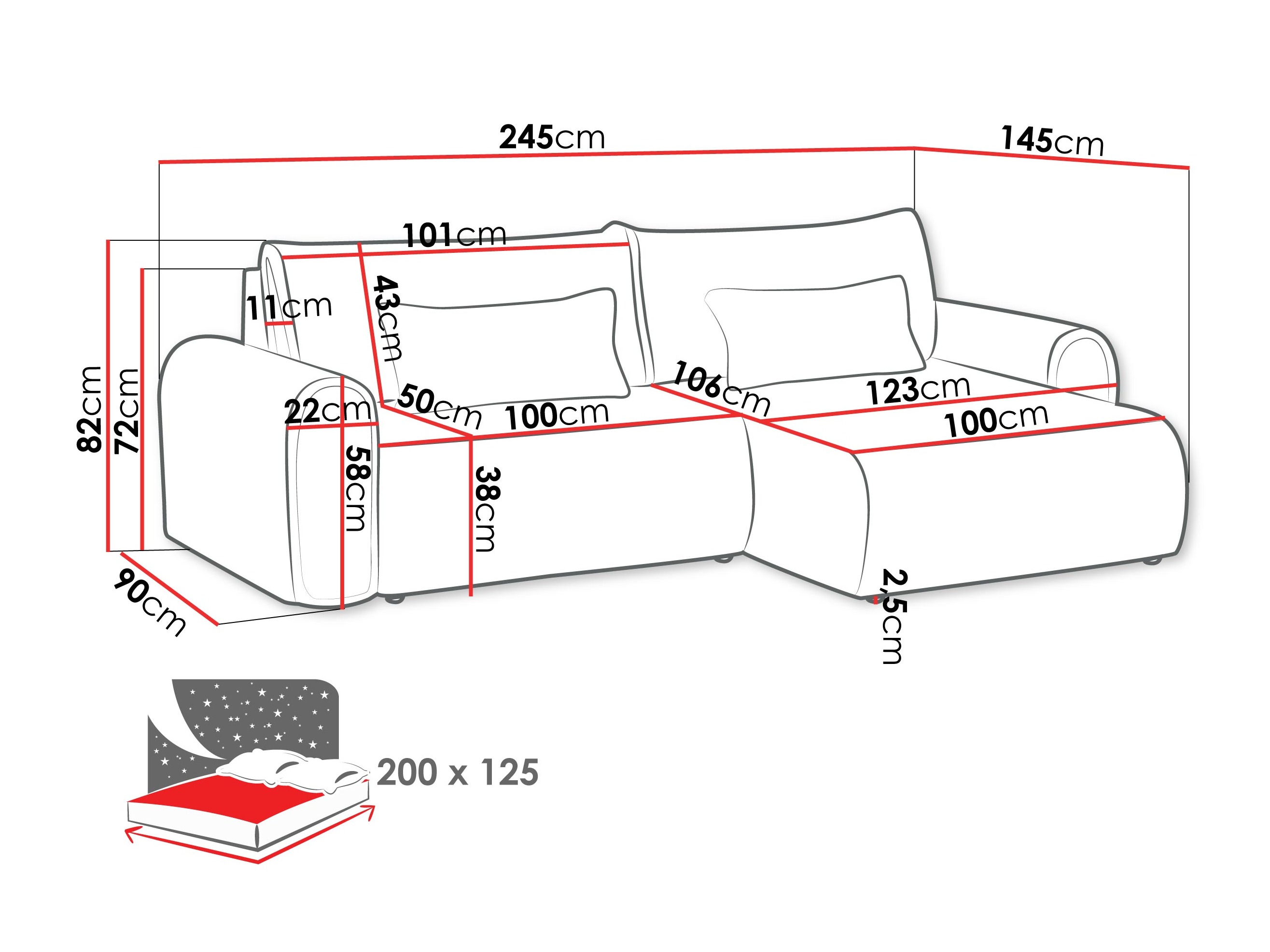 Corner sofa Comfivo 602 (Ambience 06)