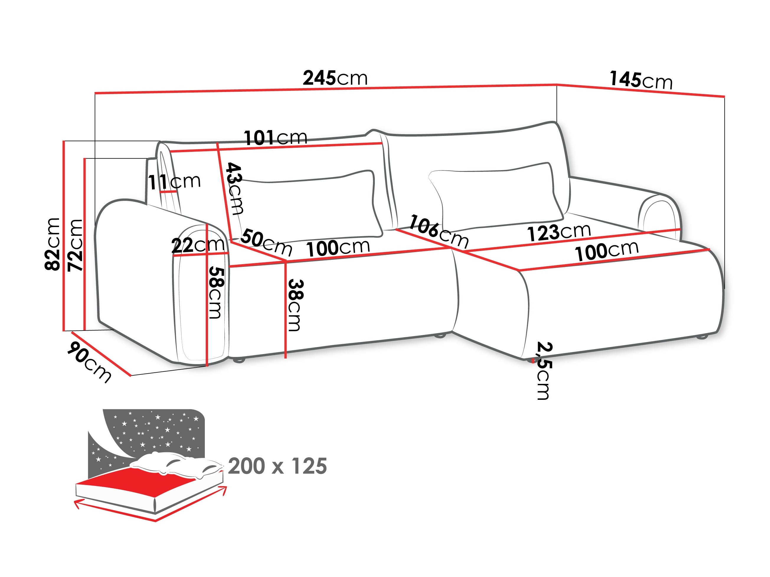 Corner sofa Comfivo 602 (Ambience 18)