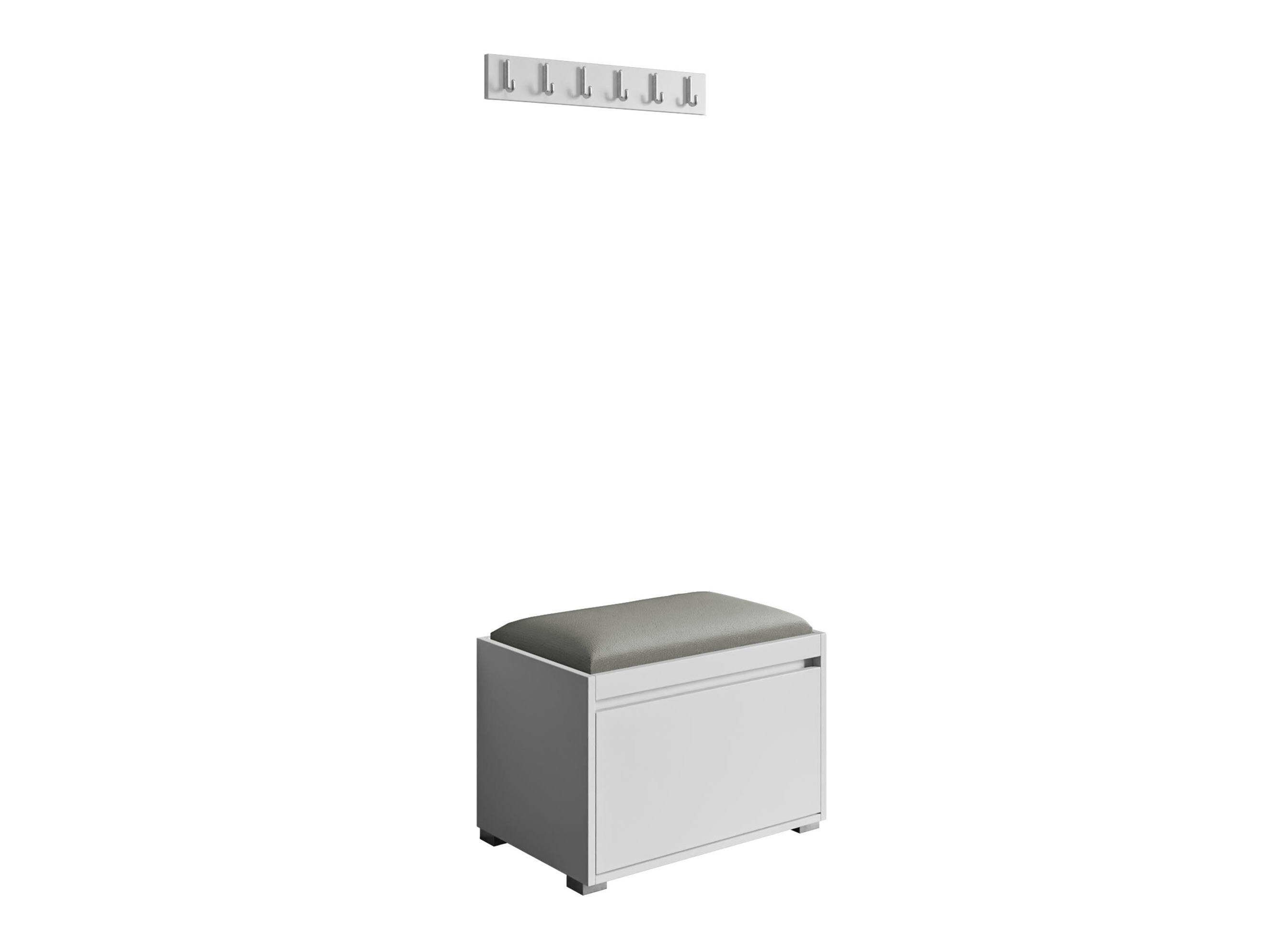 Hallway set Comfivo Pinus VIII (White + Polo 894)