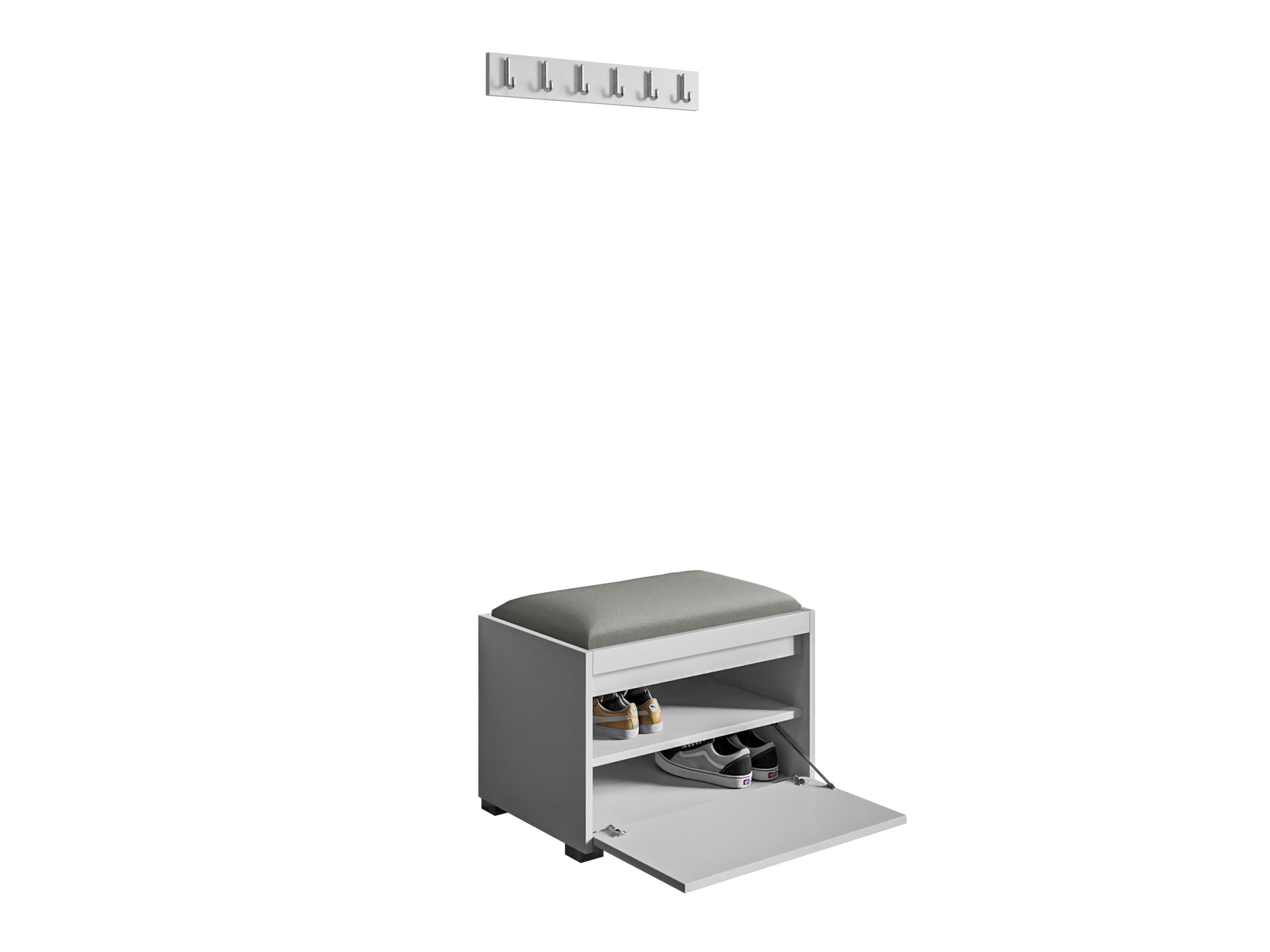 Hallway set Comfivo Pinus VIII (White + Polo 894)