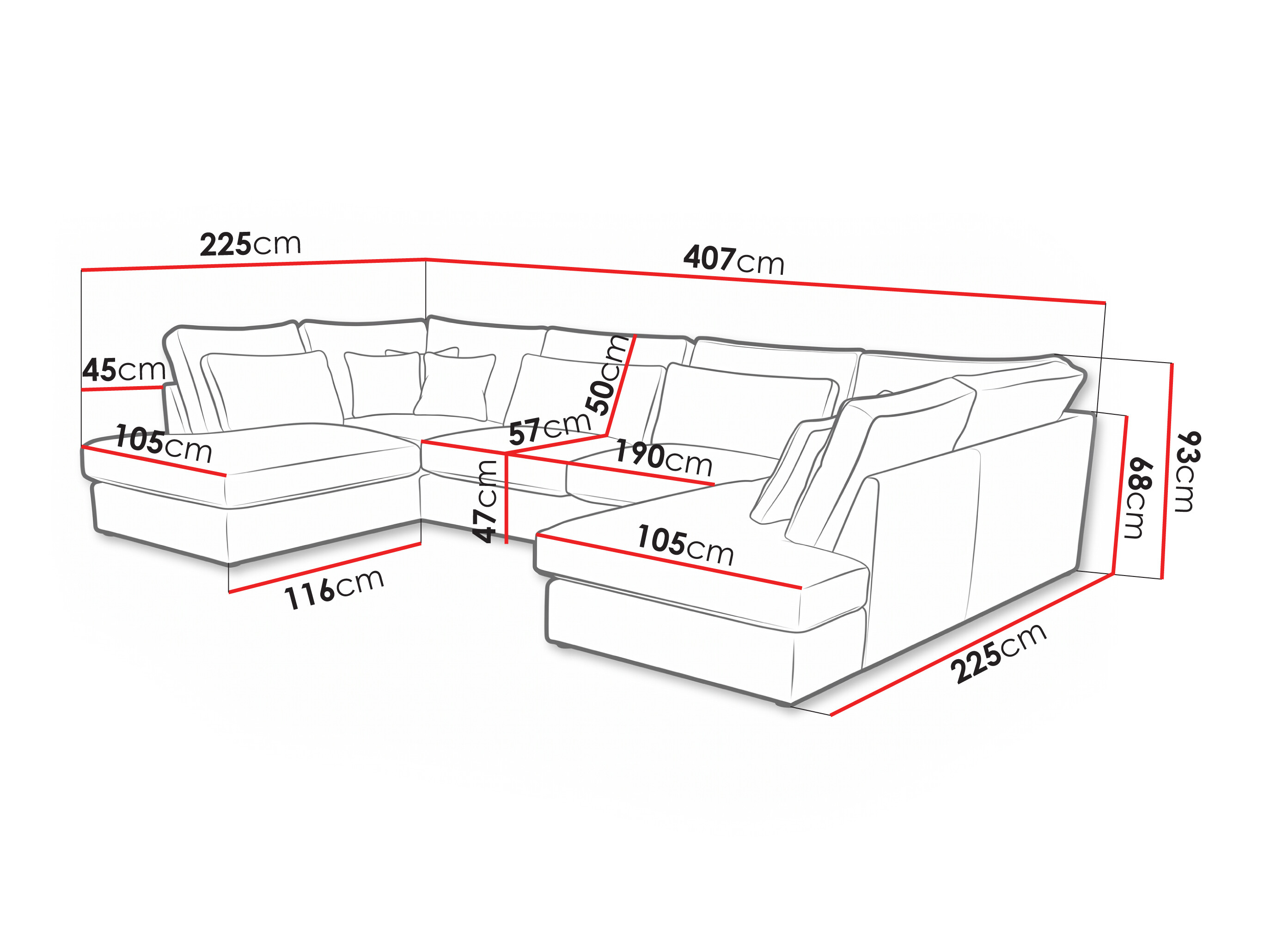 Corner sofa Somava 104 (Lincoln 48)