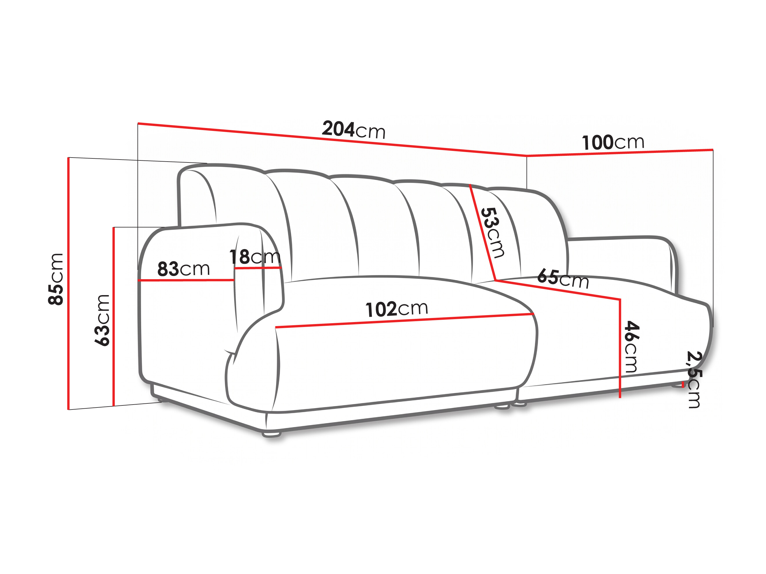 Sofa Lufkin 143 (Gerra 80)
