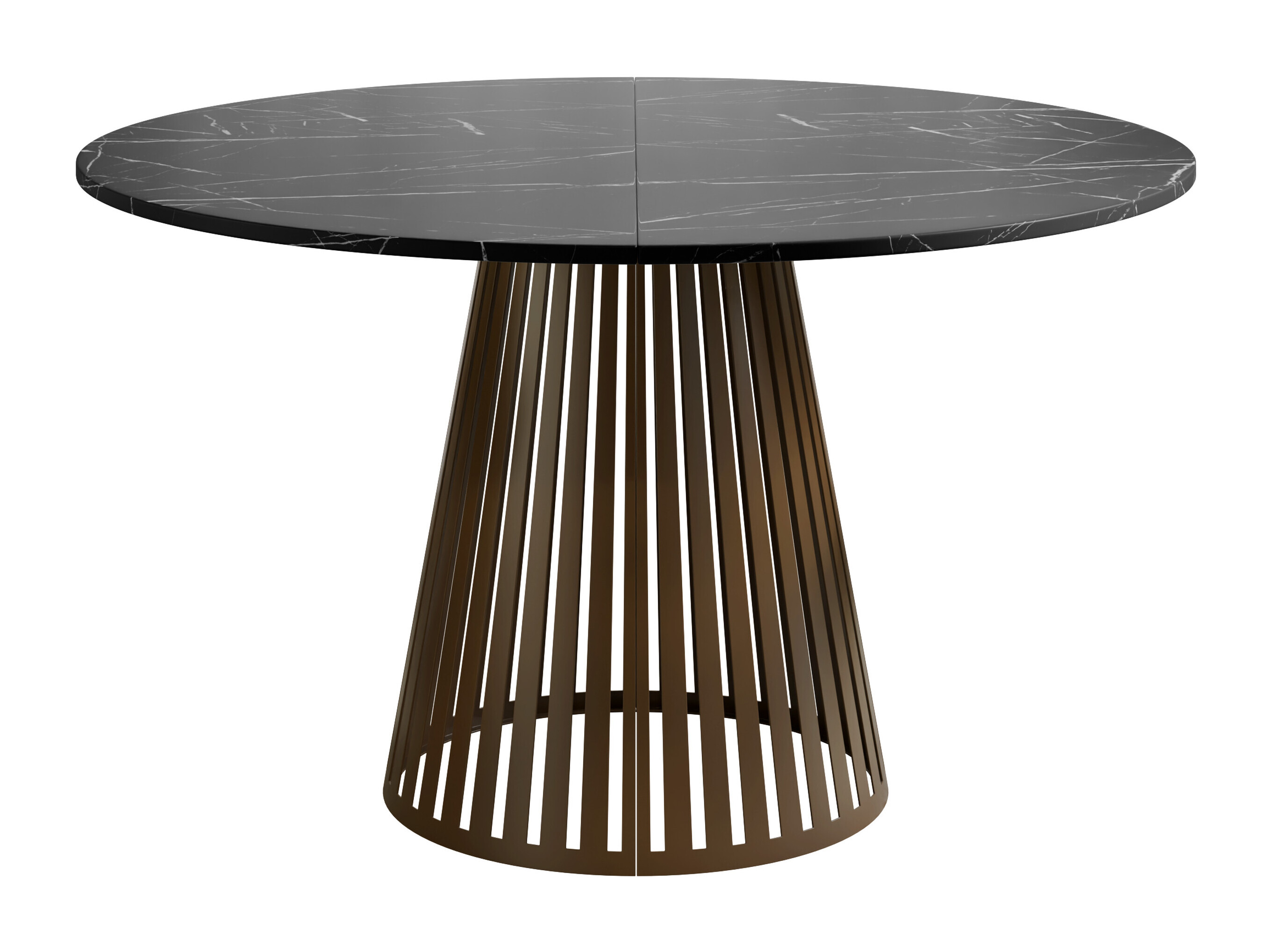 Table Prudentia (Black Marble + Brown)