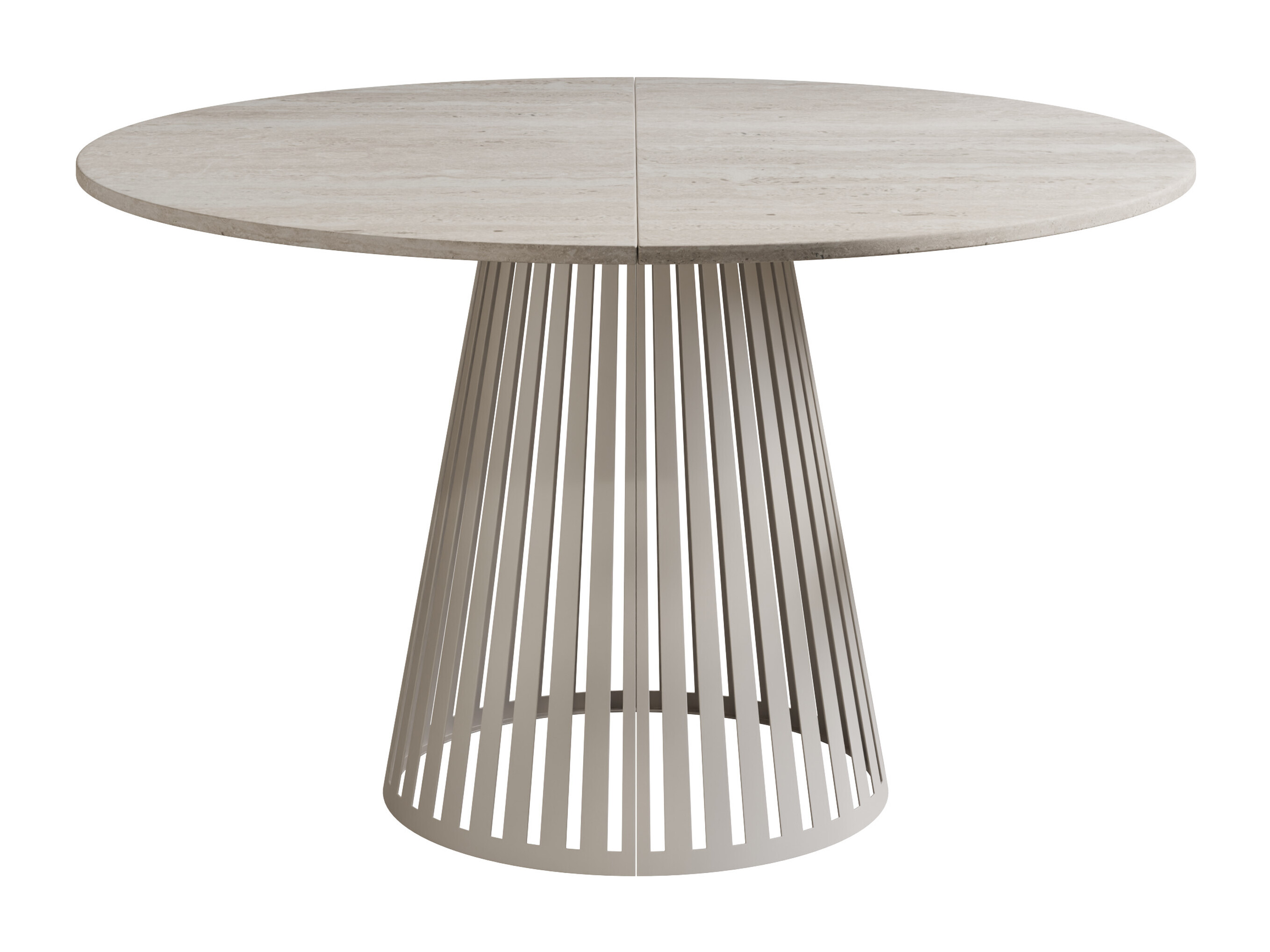 Table Prudentia (Light Travertine + Cashmere)