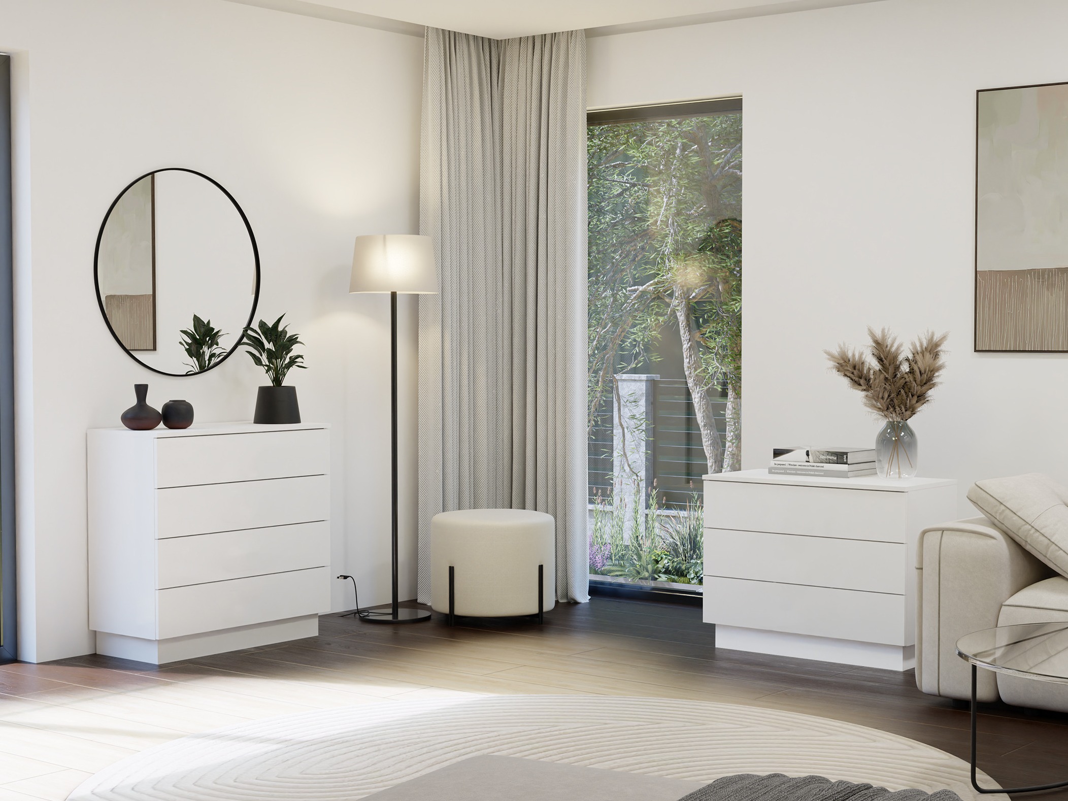Chest of drawers Mandeville 406 (White)