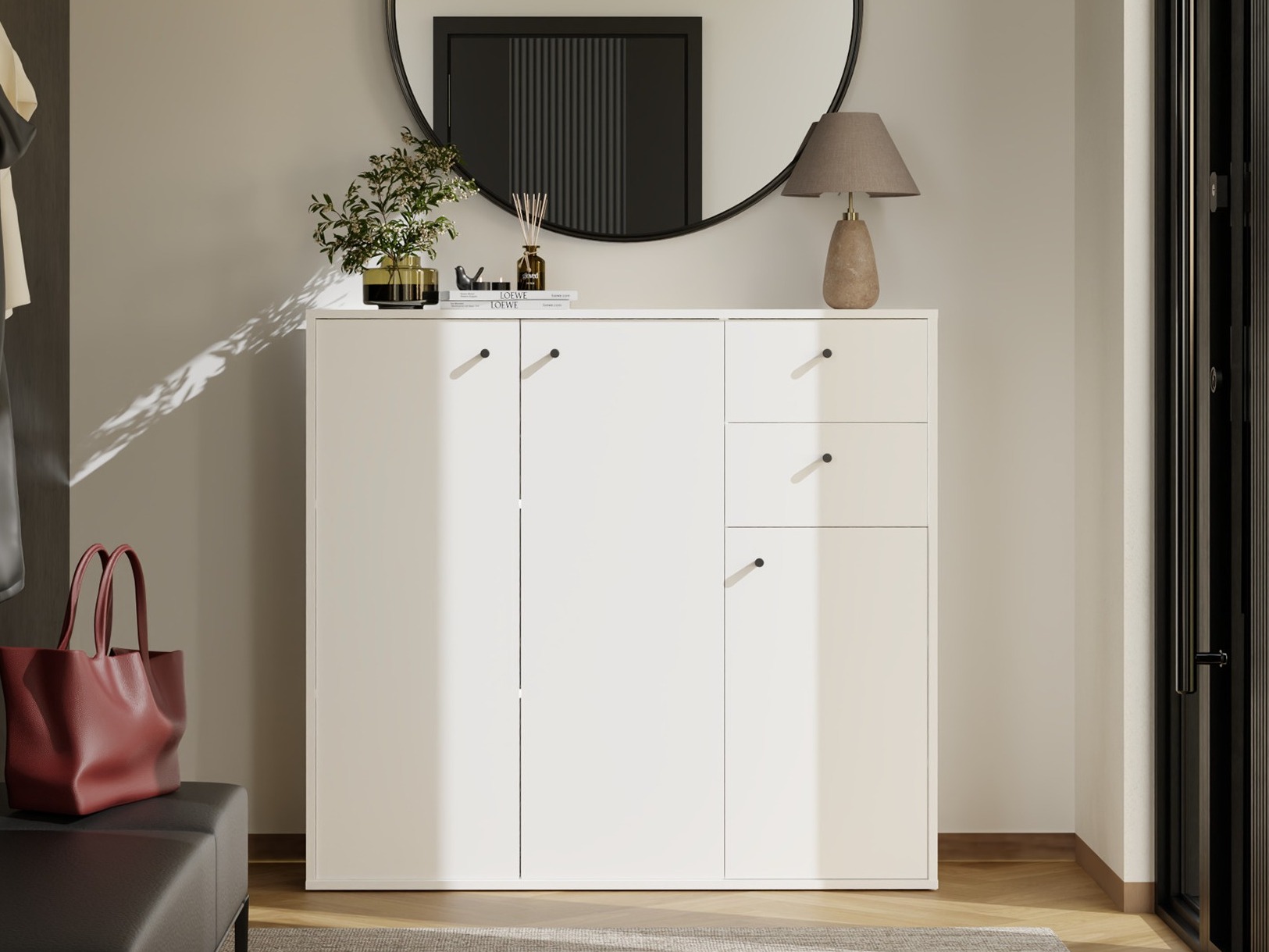 Chest of drawers Mandeville 407 (White)