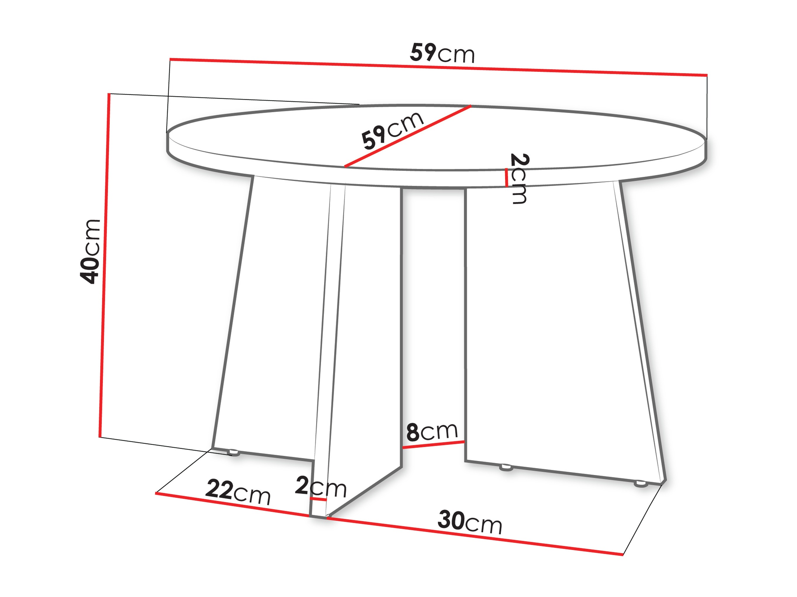 Coffee table Telivo 107