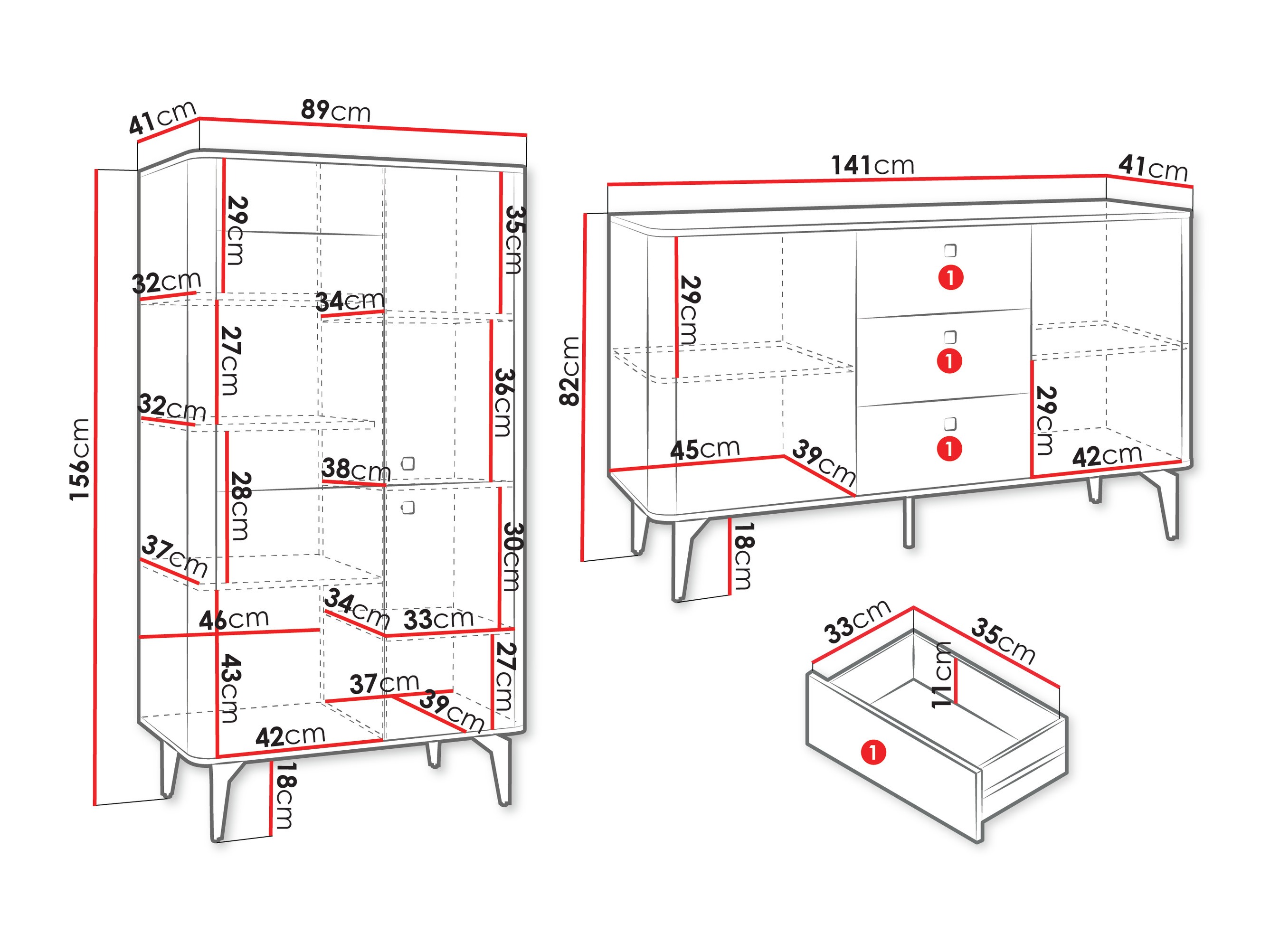 Living room set Telivo 110