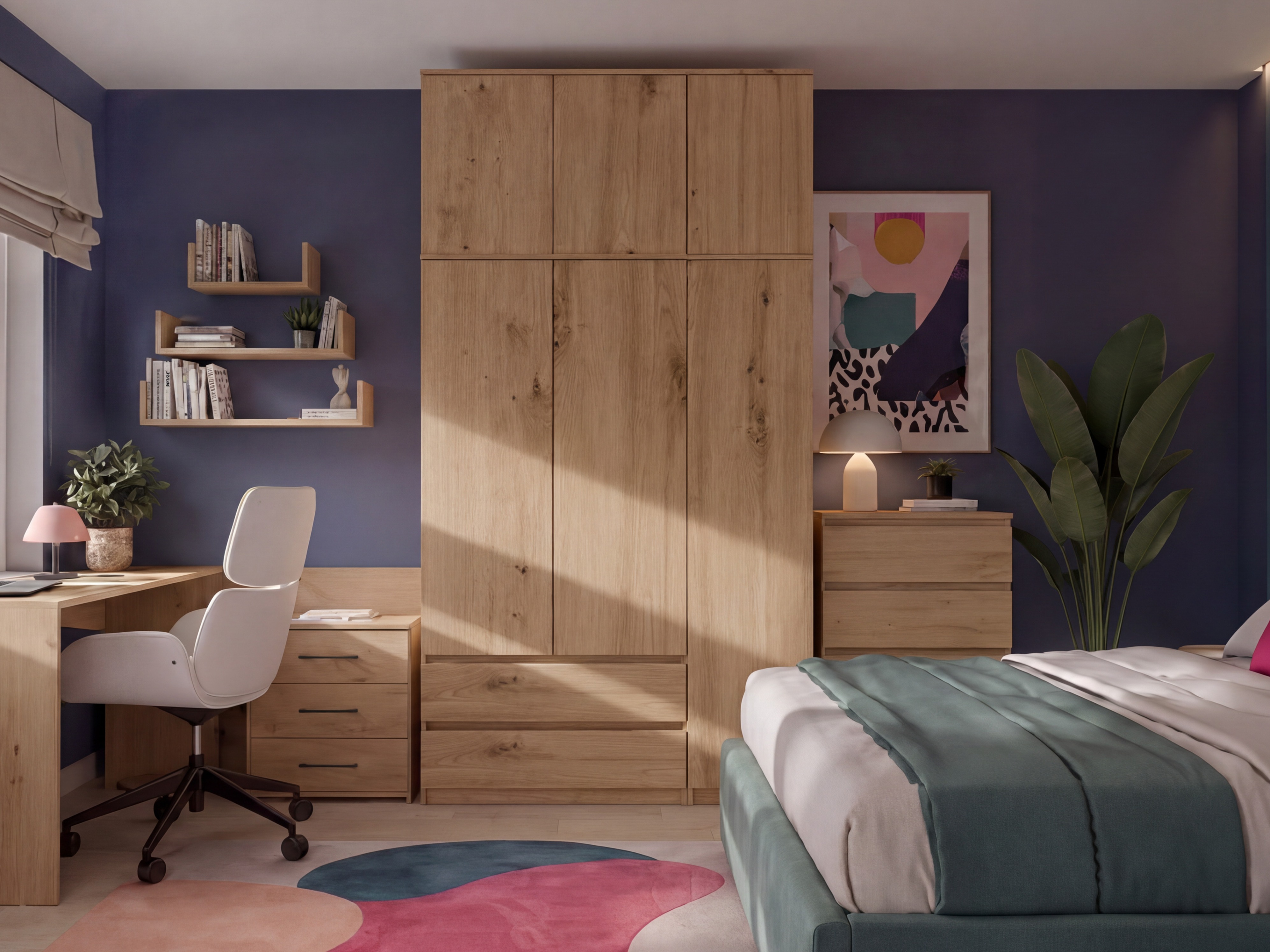 Wardrobe Mandeville 408 (Artisan oak)