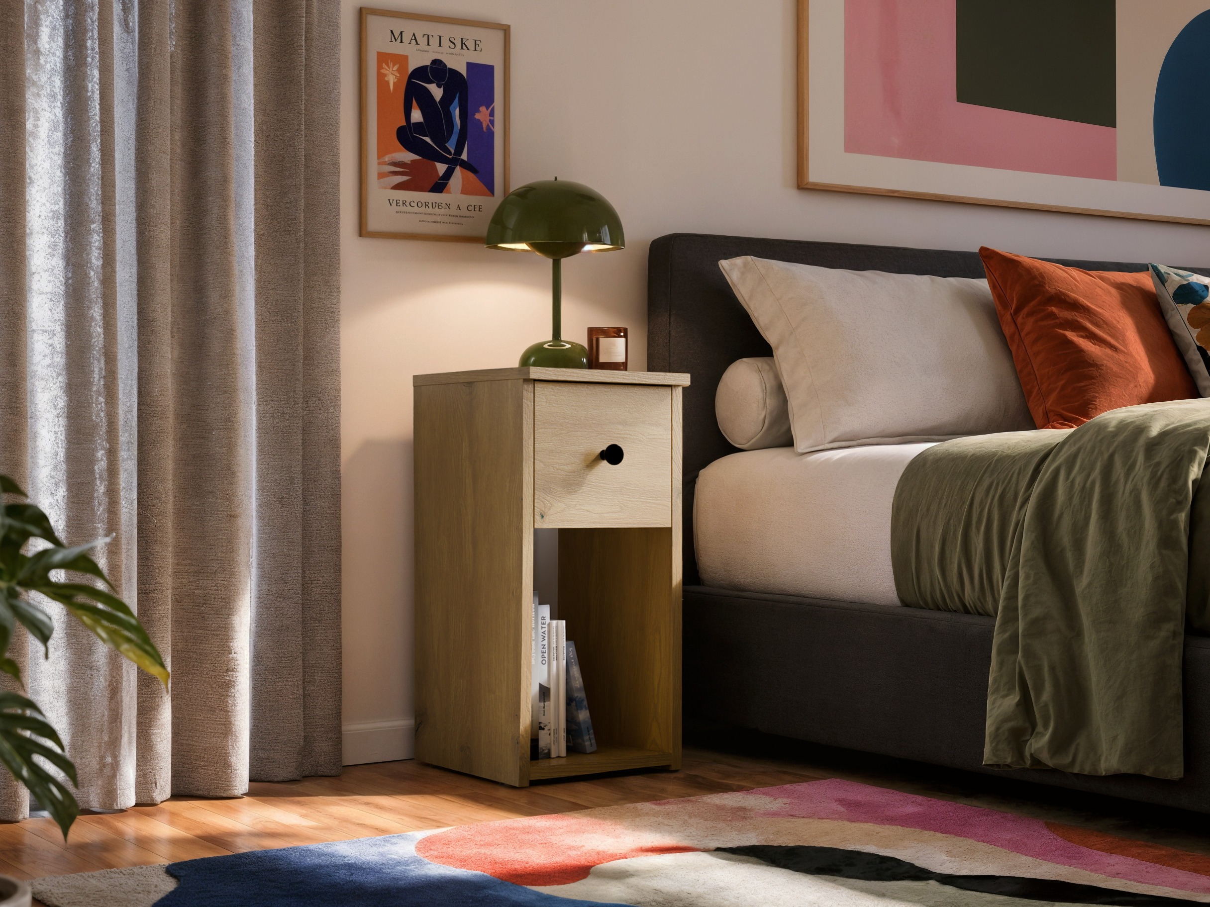 Bedside table Mandeville 409 (Artisan oak)