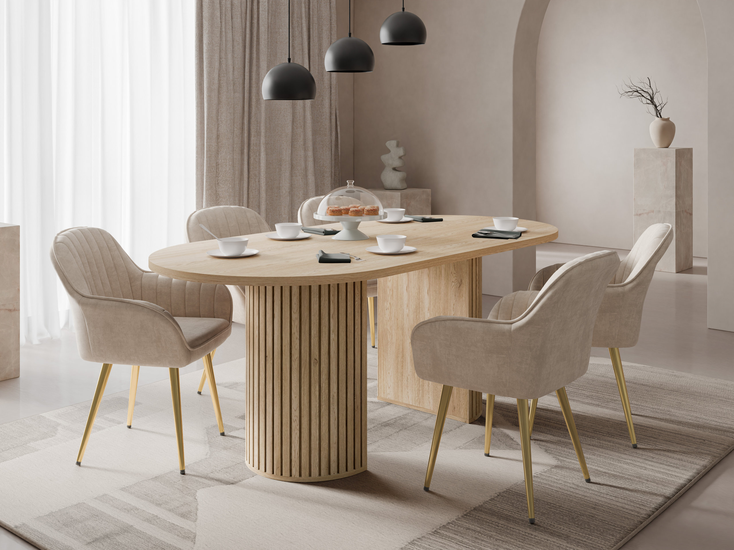 Table Comfivo Ulma (Cremona oak)