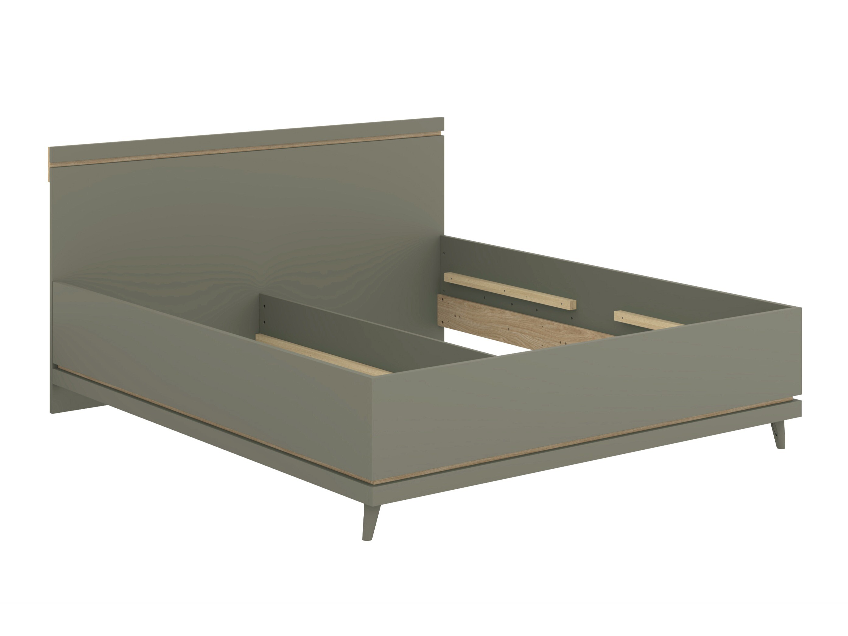 Bed Fertalu 107 (Green + Oak)