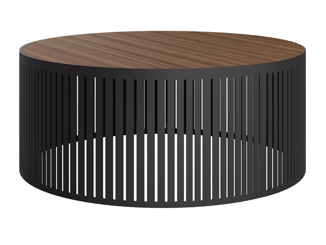 Coffee table Prunis I (Walnut + Black)