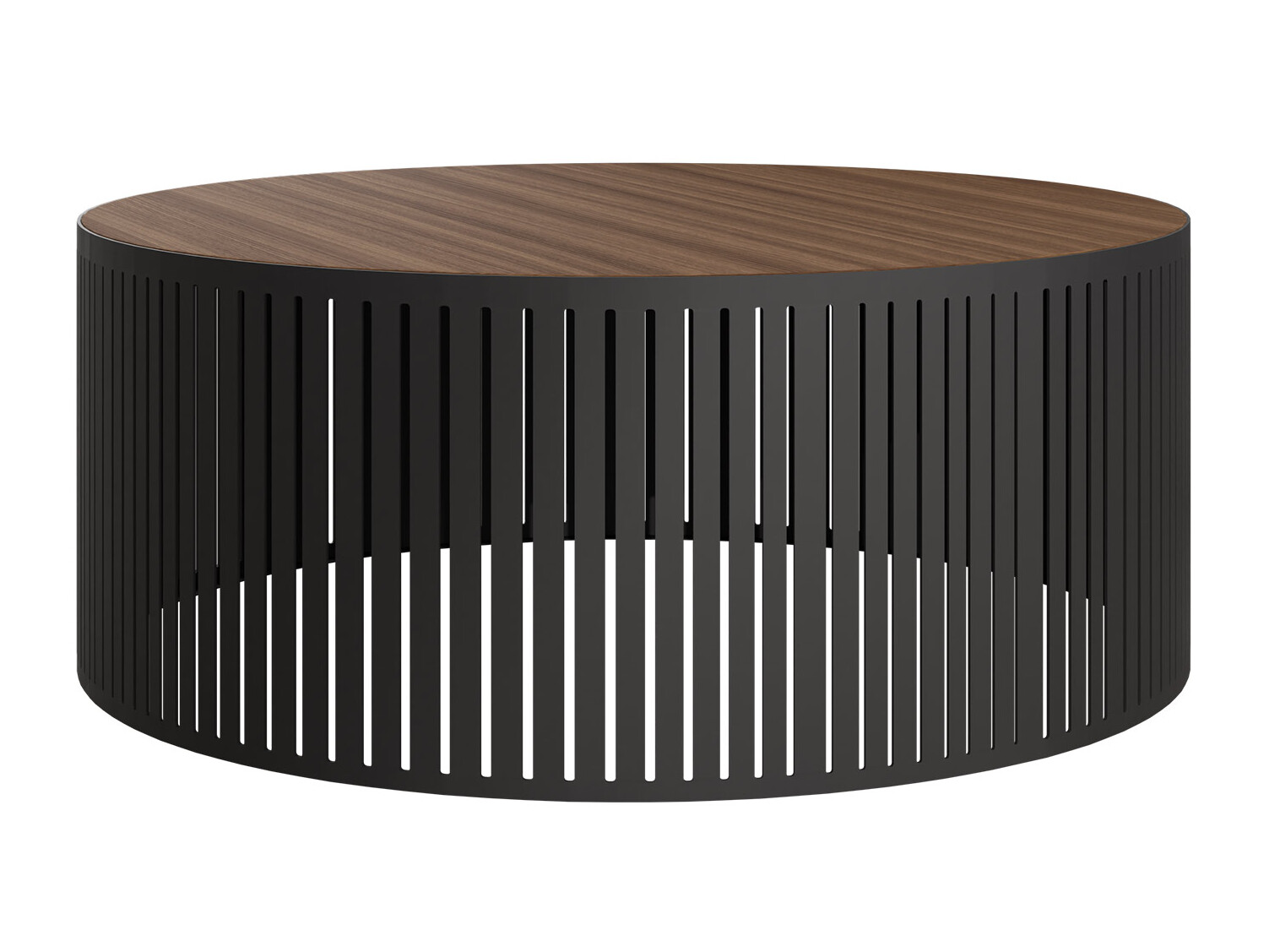 Coffee table Prunis (Walnut + Black)