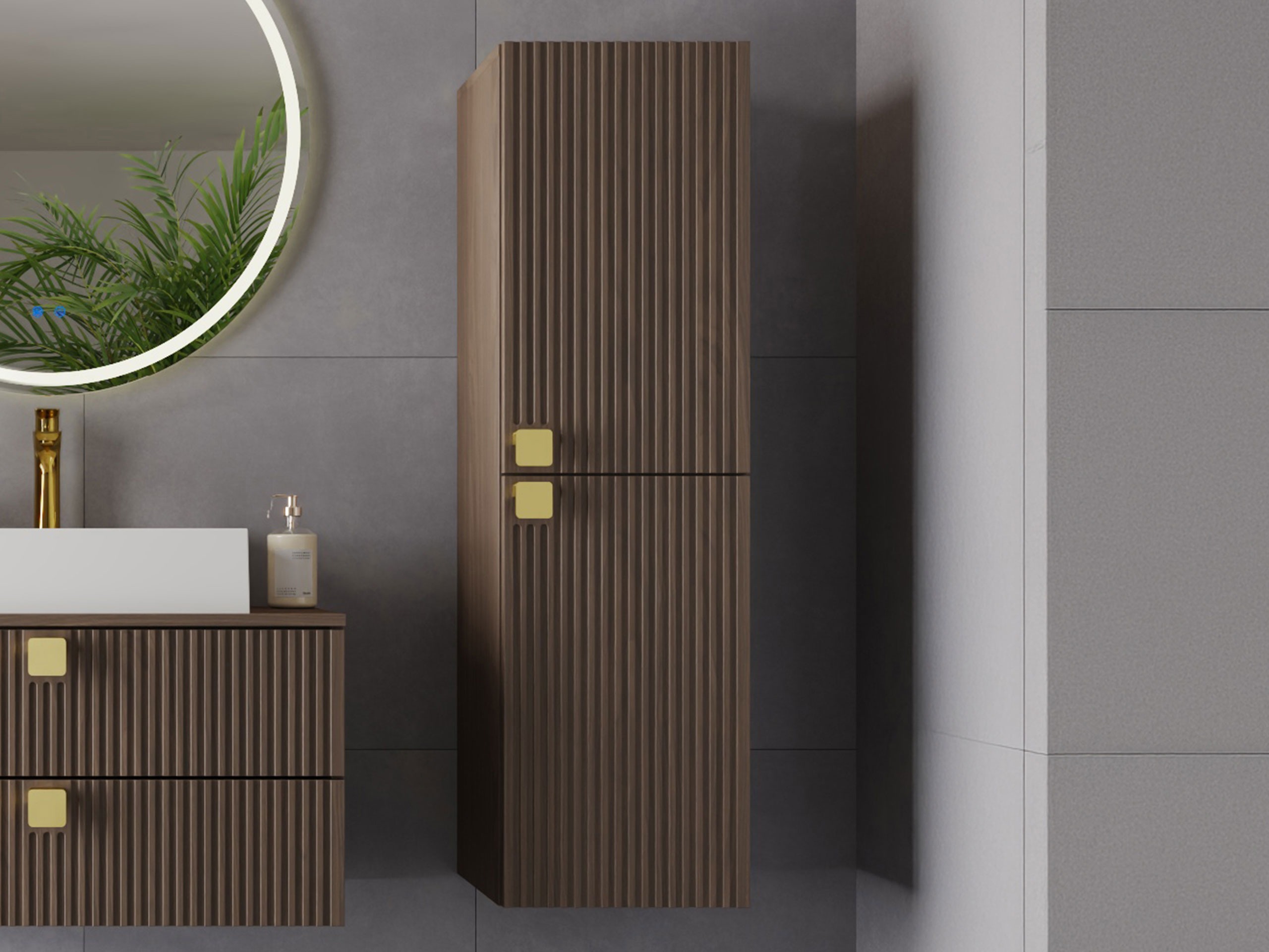 Wall-mounted bathroom cabinet Gratal
