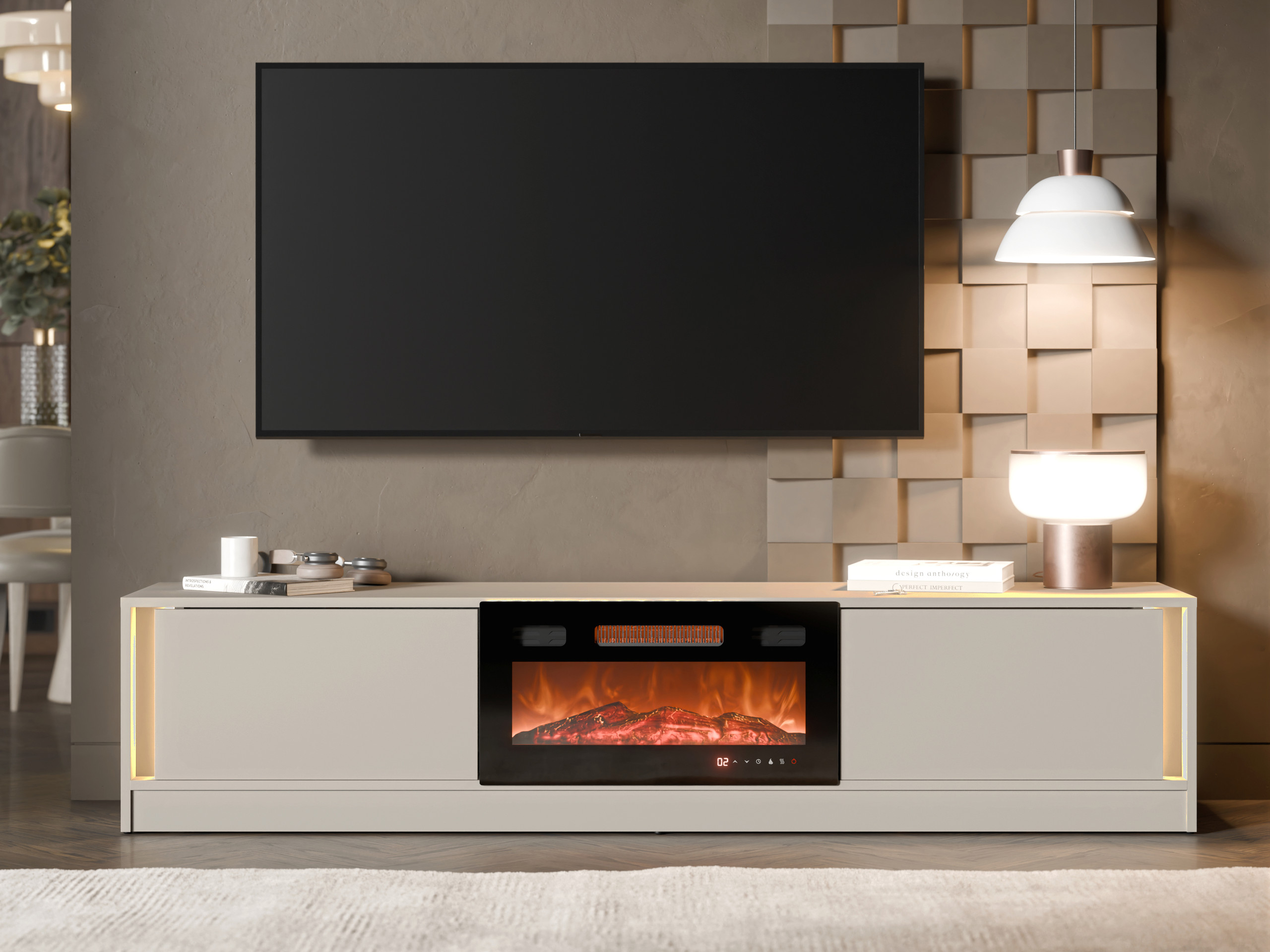 TV stand Charlotte 217 (Cashmere)
