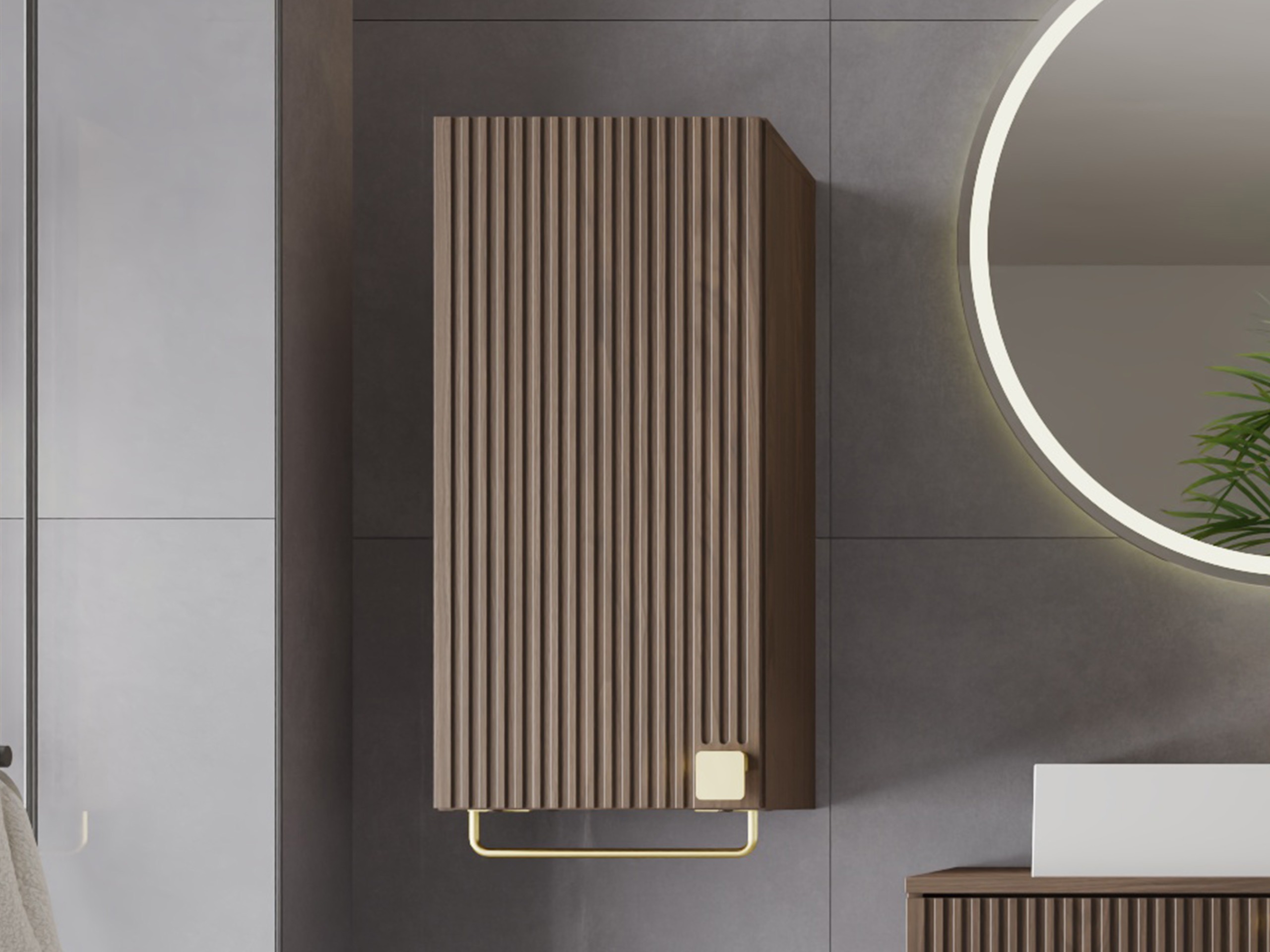 Wall-mounted bathroom cabinet Gratal II