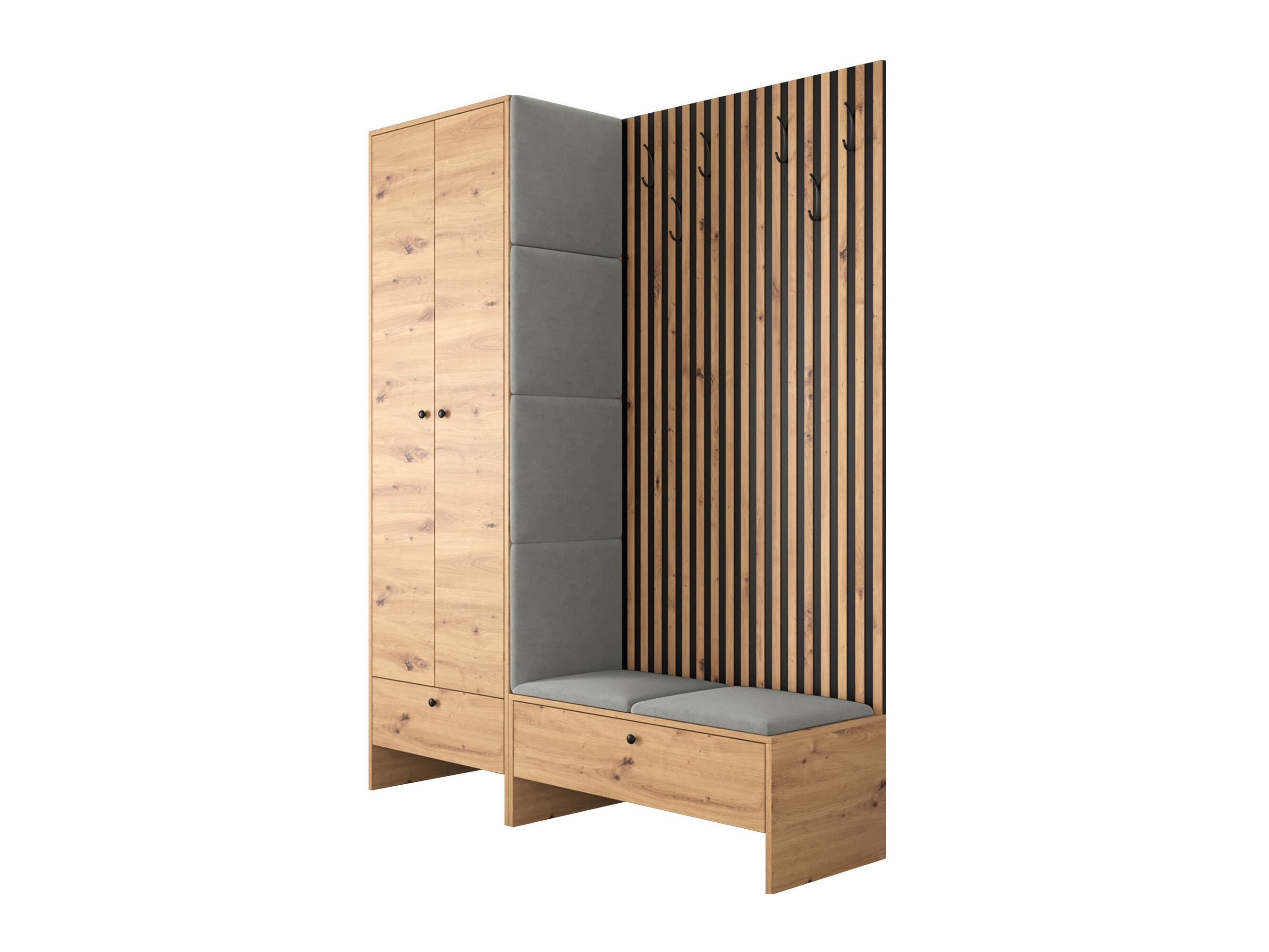 Hallway set Donio III (Artisan oak + Polo 894)