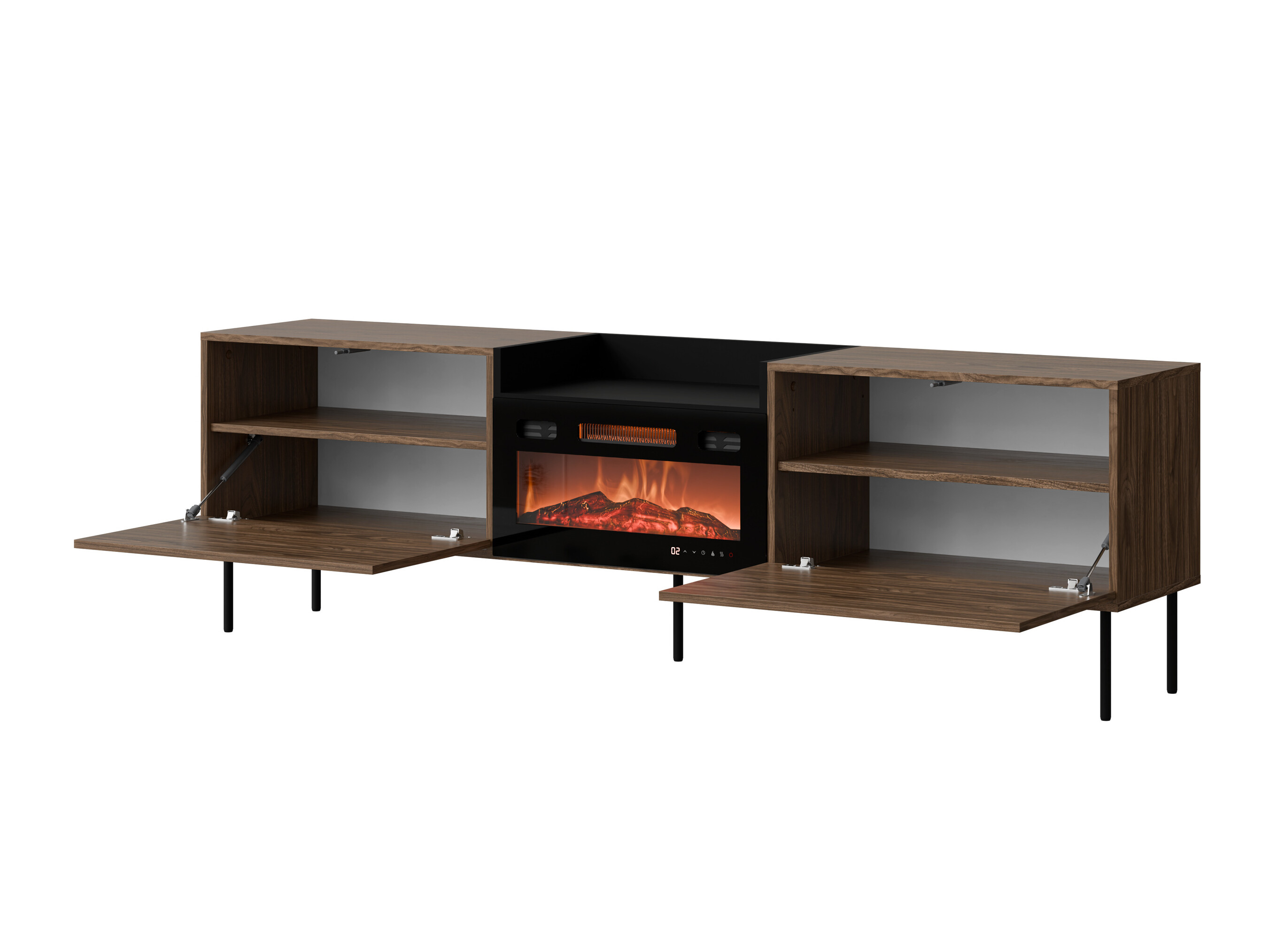 TV stand Charlotte 216 (Cashmere + Black)