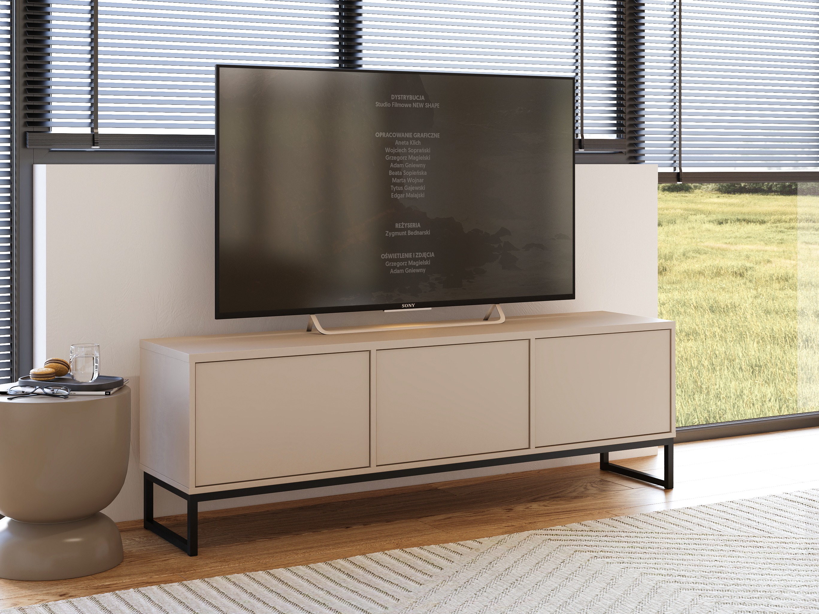 TV stand Camtolo 100 (Cashmere)