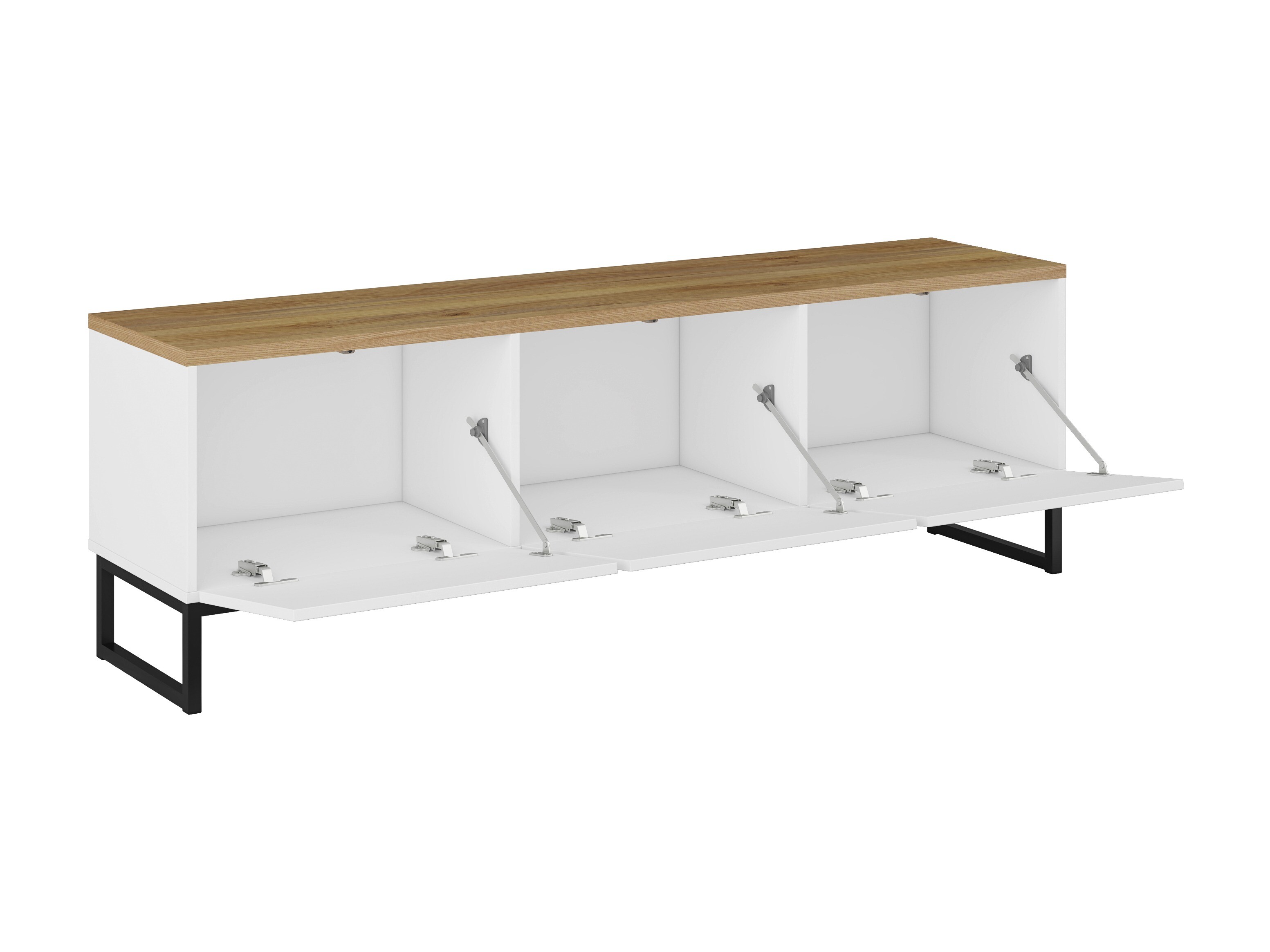 TV stand Camtolo 100 (White + Light oak)