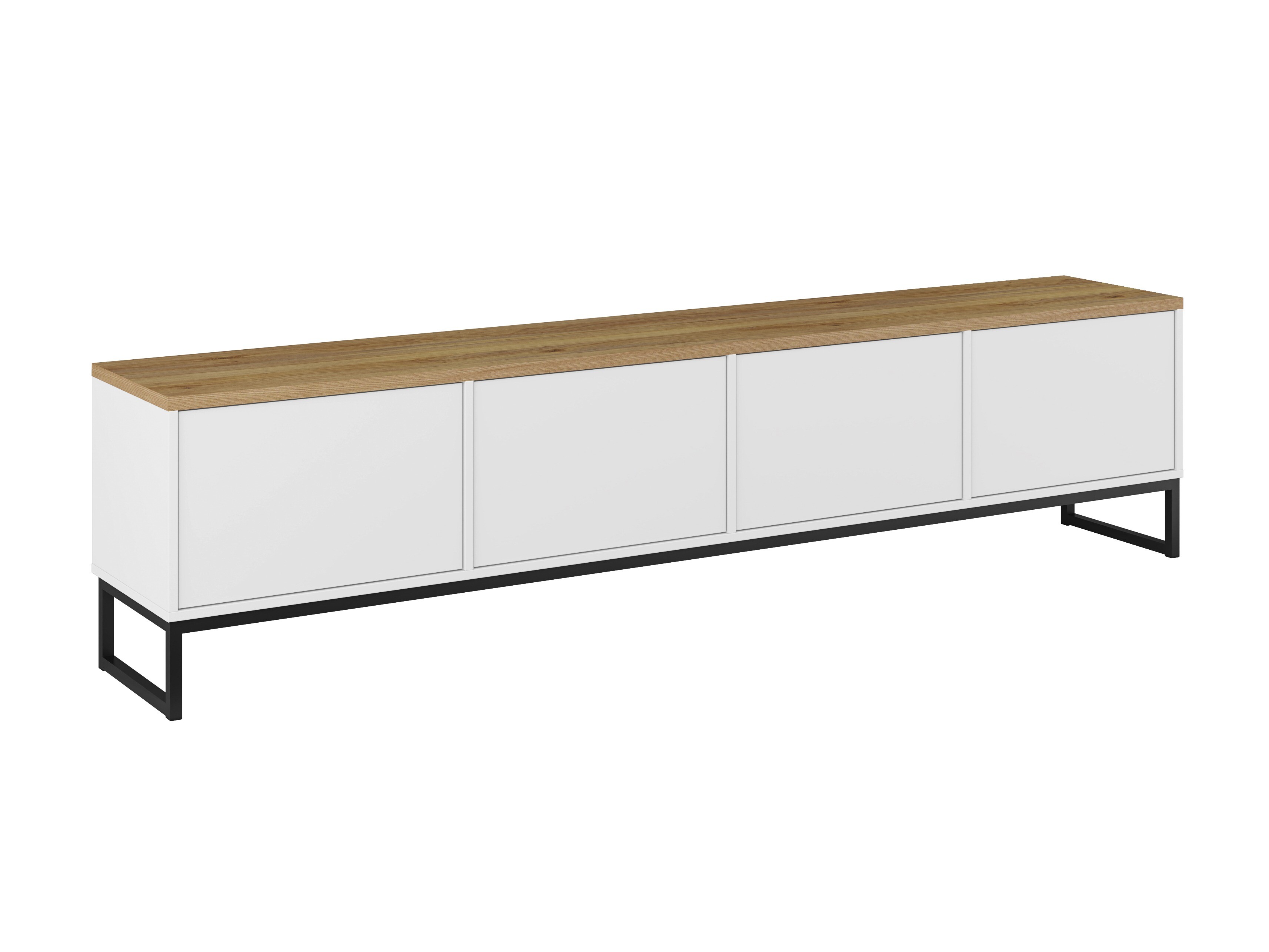 TV stand Camtolo 101 (White + Light oak)