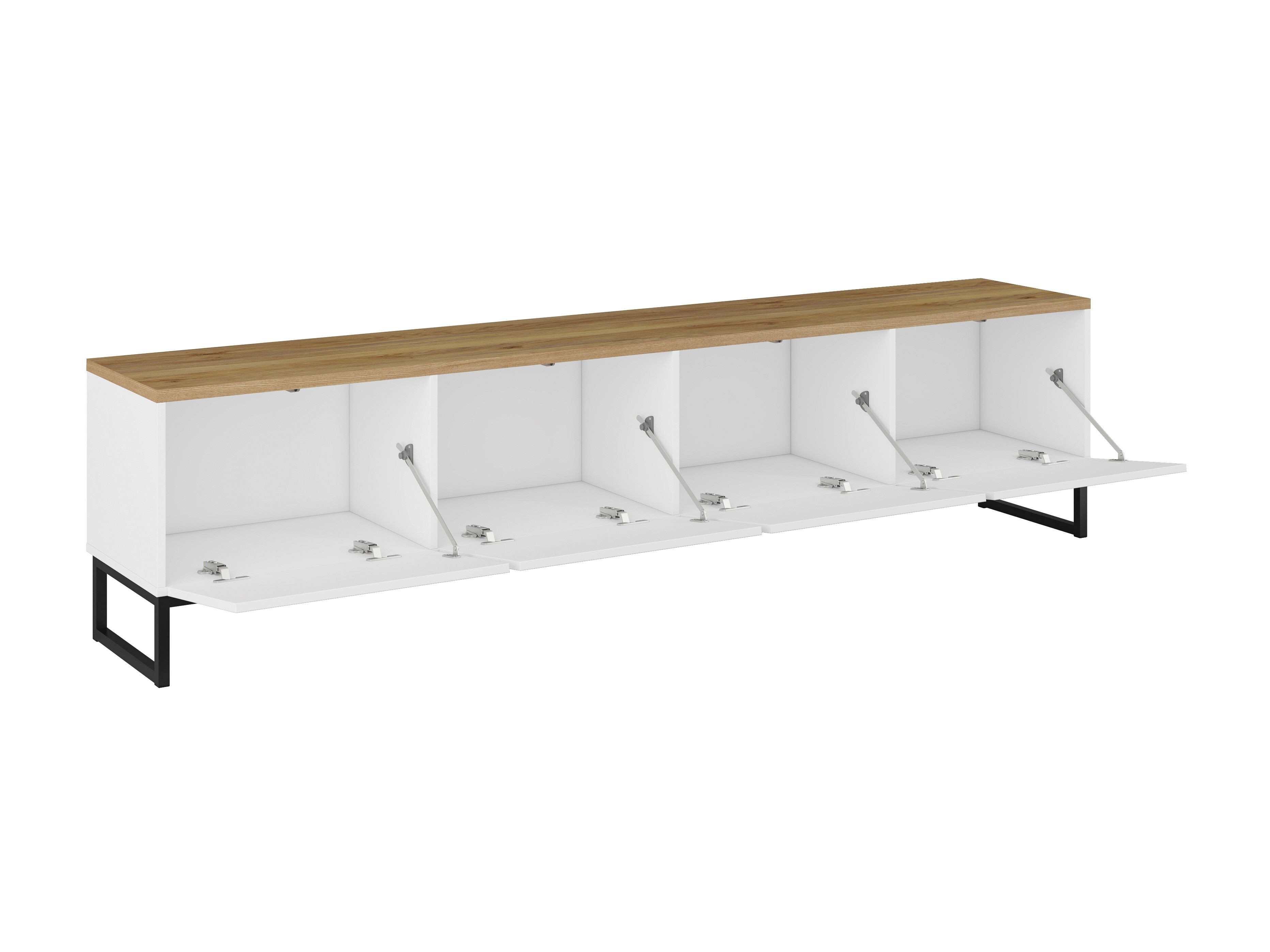 TV stand Camtolo 101 (White + Light oak)