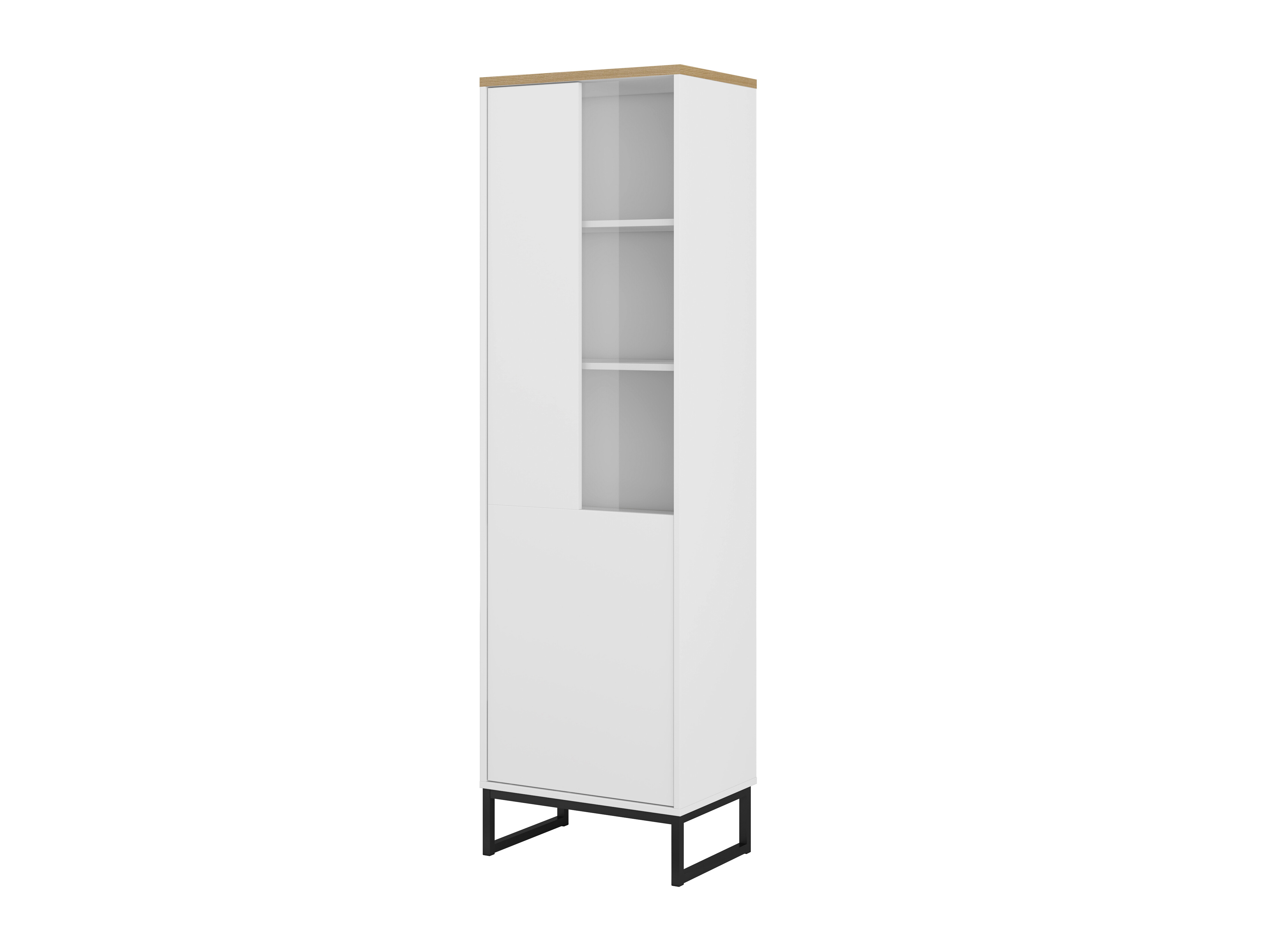 Bookcase Camtolo 104 (White + Light oak)