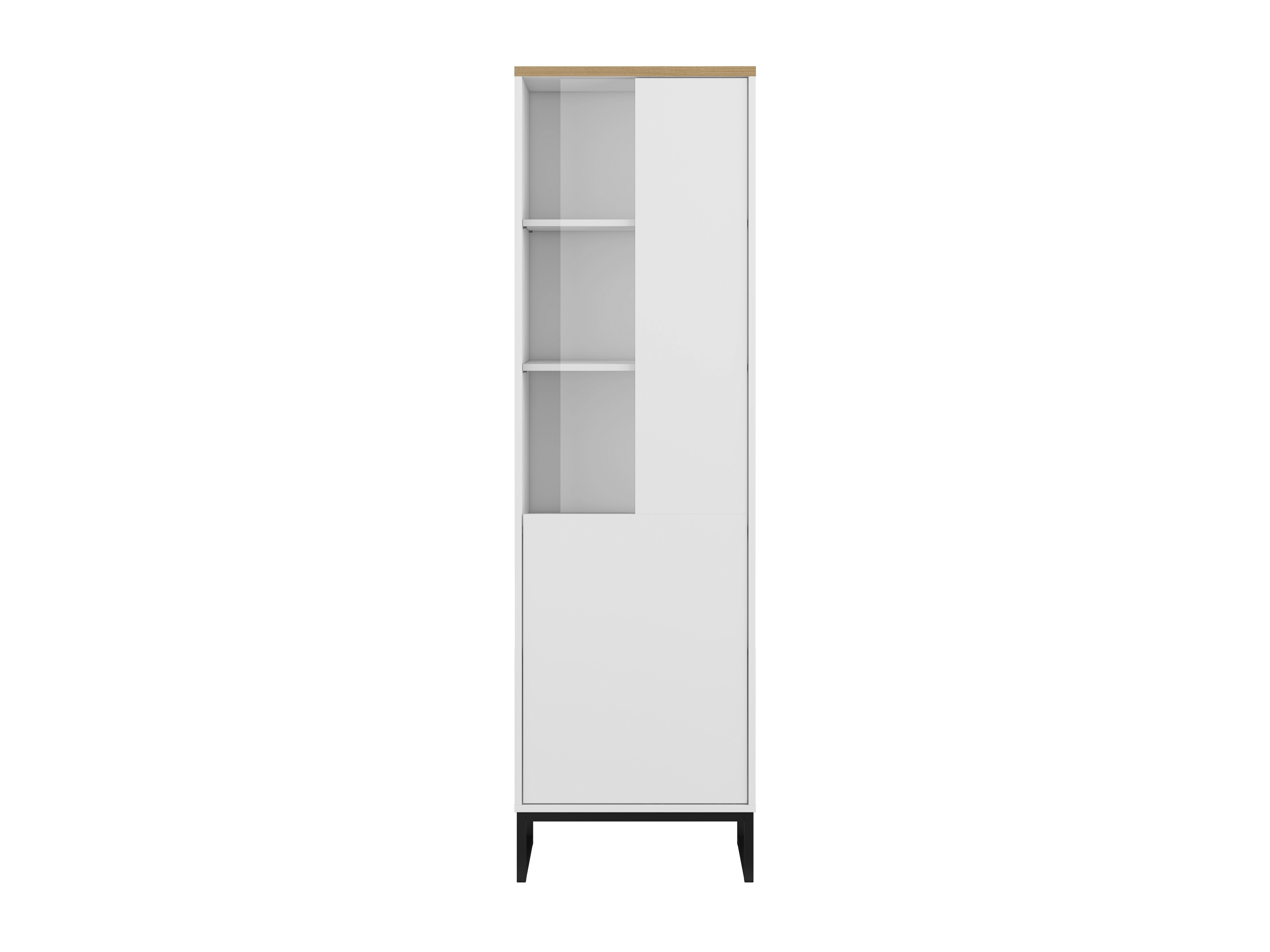 Bookcase Camtolo 104 (White + Light oak)